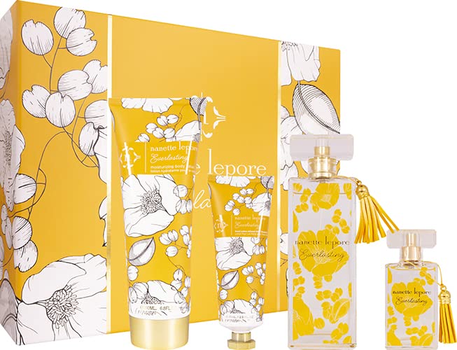 Everlasting by Nanette Lepore 4 Piece Gift Set Eau de Parfum, 3.4 fl. oz. for Women