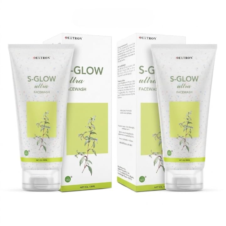 S Glow Ultra Deep Clean Face Wash For Brightening & Fresh Skin | Removes Dirt, Oil & Impurities | Glow Boost Cleanser | For Men 