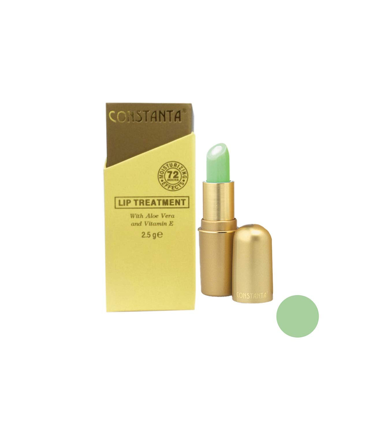 Constanta Natural Lip Balm Treatment Moisturizing With 72 Hours Effects With Aloe Vera, 2.5 G