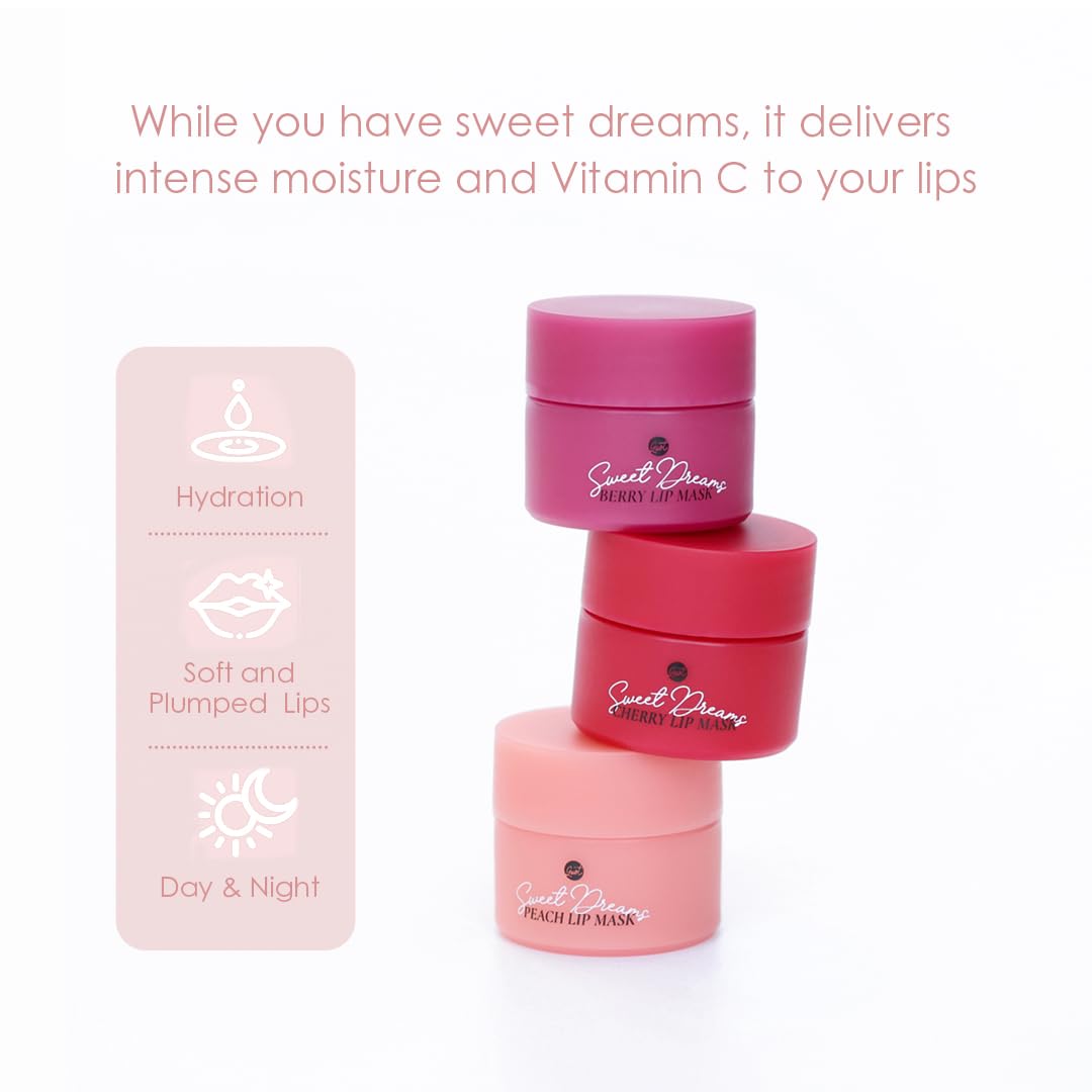 Sweet Dreams Mini Lip Mask 5G(3 Set)- Nourishing, Plumping And Hydrating Lip Balm | Vegan Lip Sleeping Mask | Korean Beauty | Hy