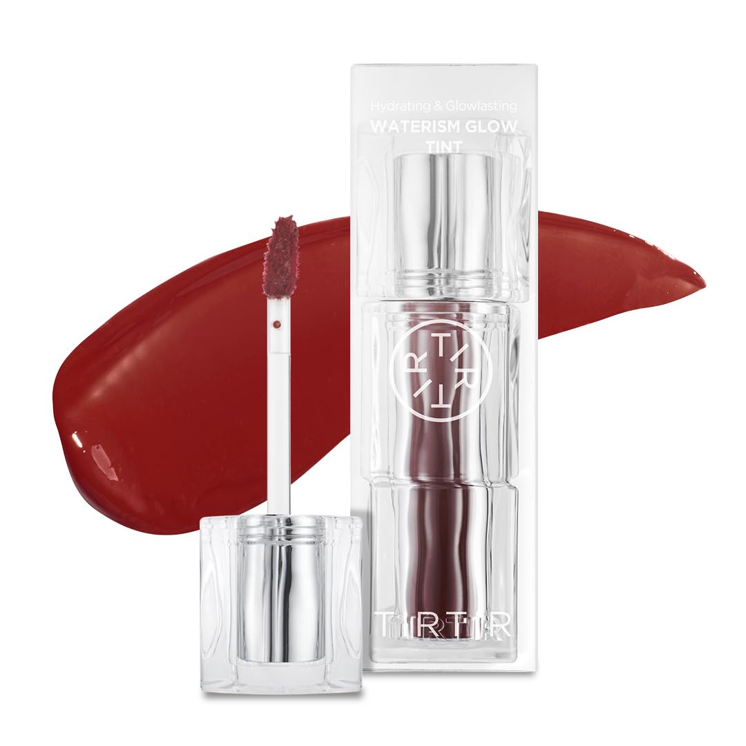 TIRTIR Waterism Tinted Lip Gloss #07 Cassis Plum, 0.14 Fl Oz - Kiss Ready Lipgloss, 12H Long Lasting Non Sticky Natural Tinted G