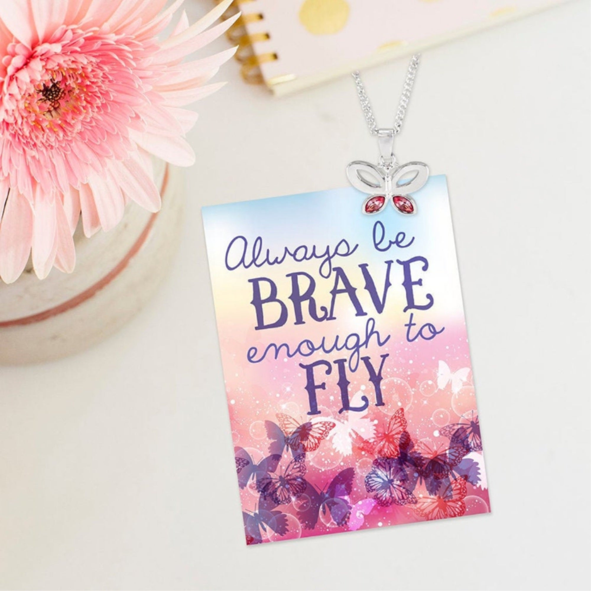 Brave Butterfly Necklace