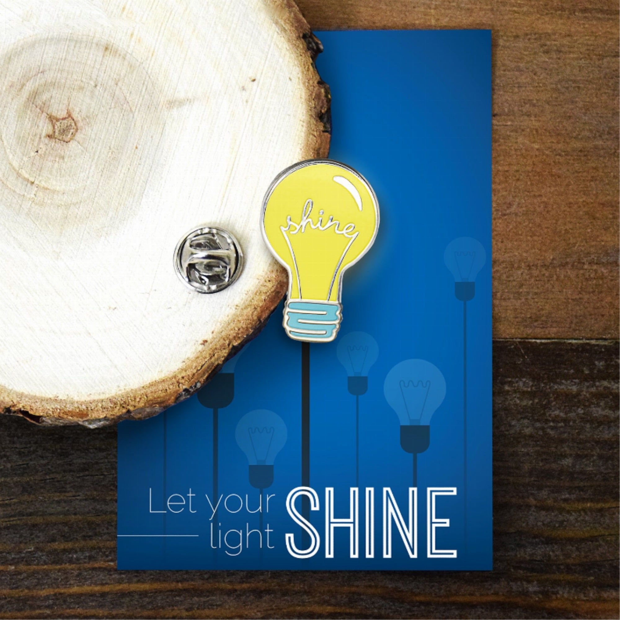 Shine Lightbulb Pin