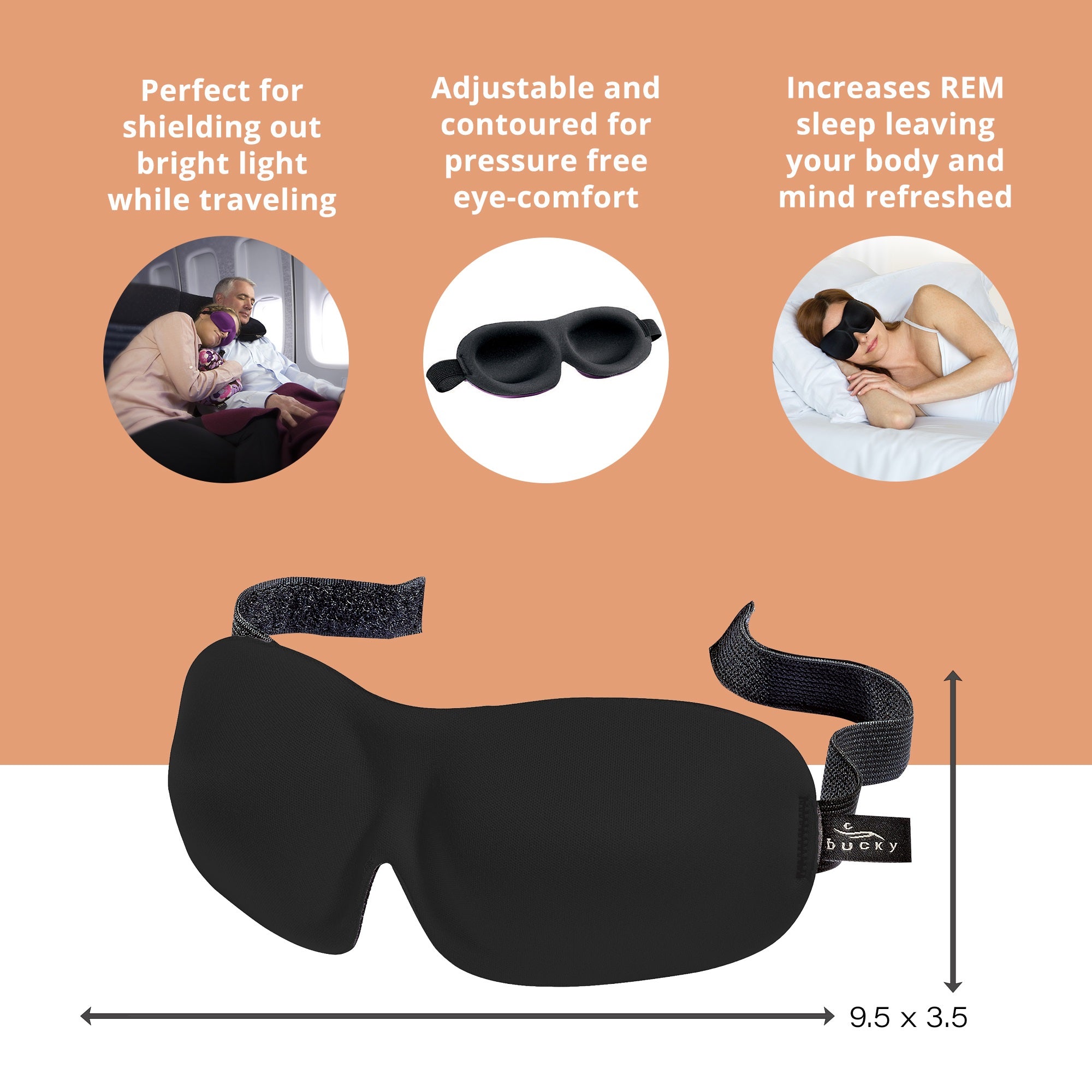 Bucky 40 Blinks Eye Mask, Green