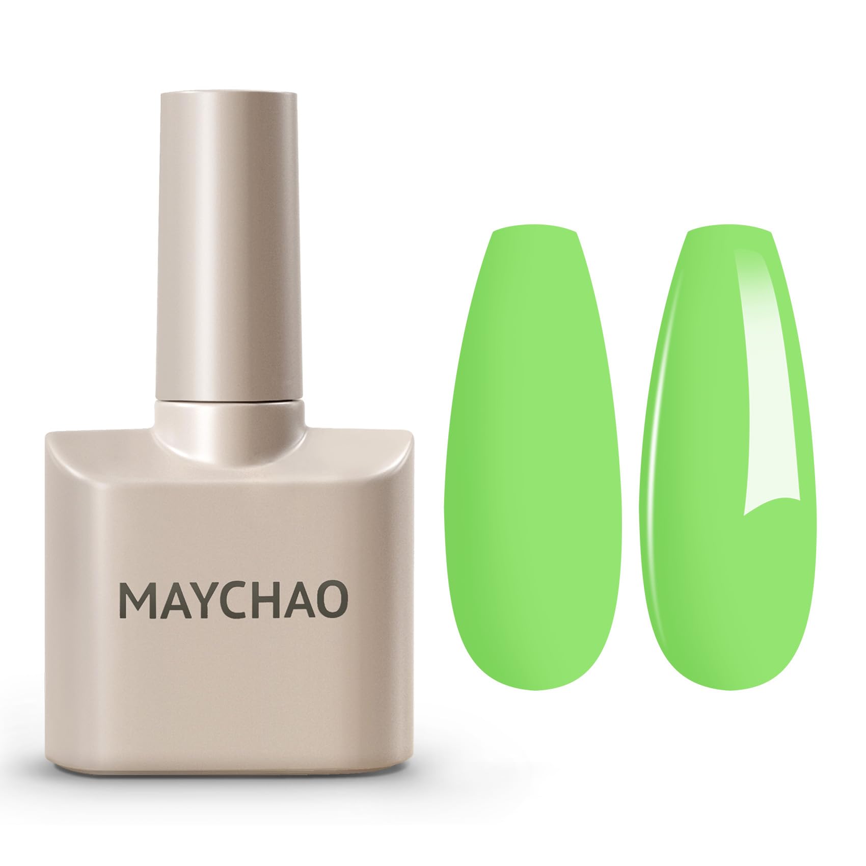 MAYCHAO 15ML Gel Nail Polish 1Pc Sour Apple Gel Polish Soak Off UV LED Nail Lamp Curing Nail Polish Gel for Nail Art Manicure Sa