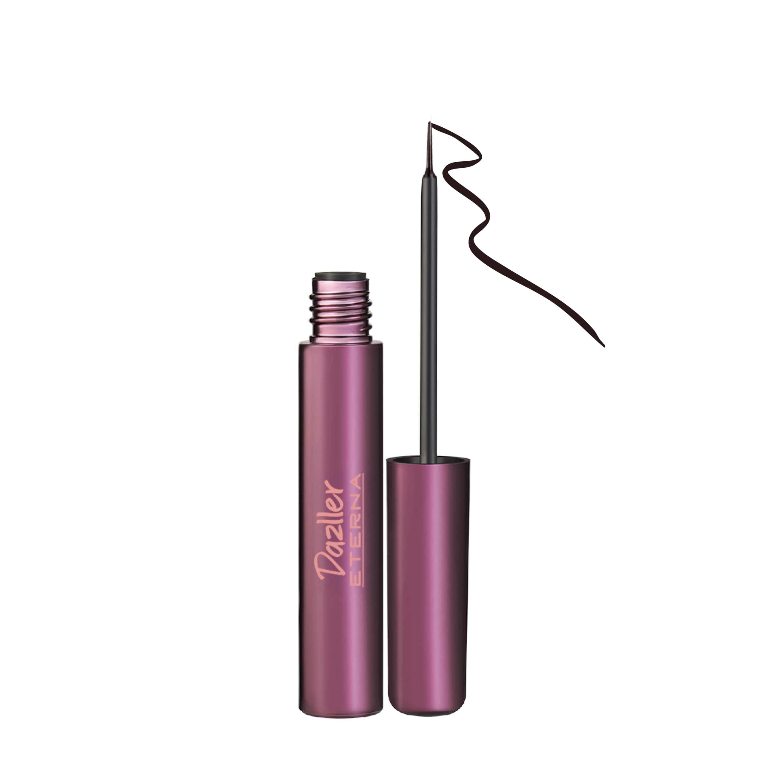 Dazller Eterna Liquid Eyeliner, 7.5G, Black, Waterproof, SmudgeProof, Velvet Matte, Precise Application, Up To 8Hrs Stayextract