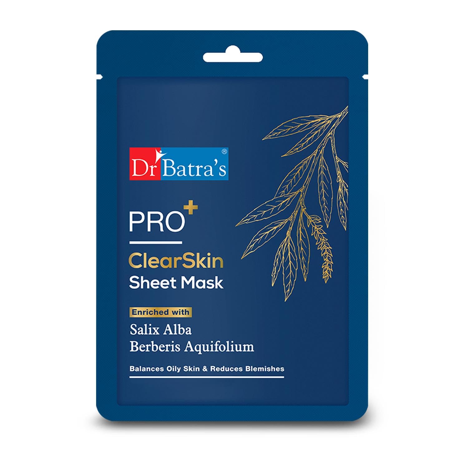 Dr BatraS Pro+ Clear Skin Sheet Mask (25 G)