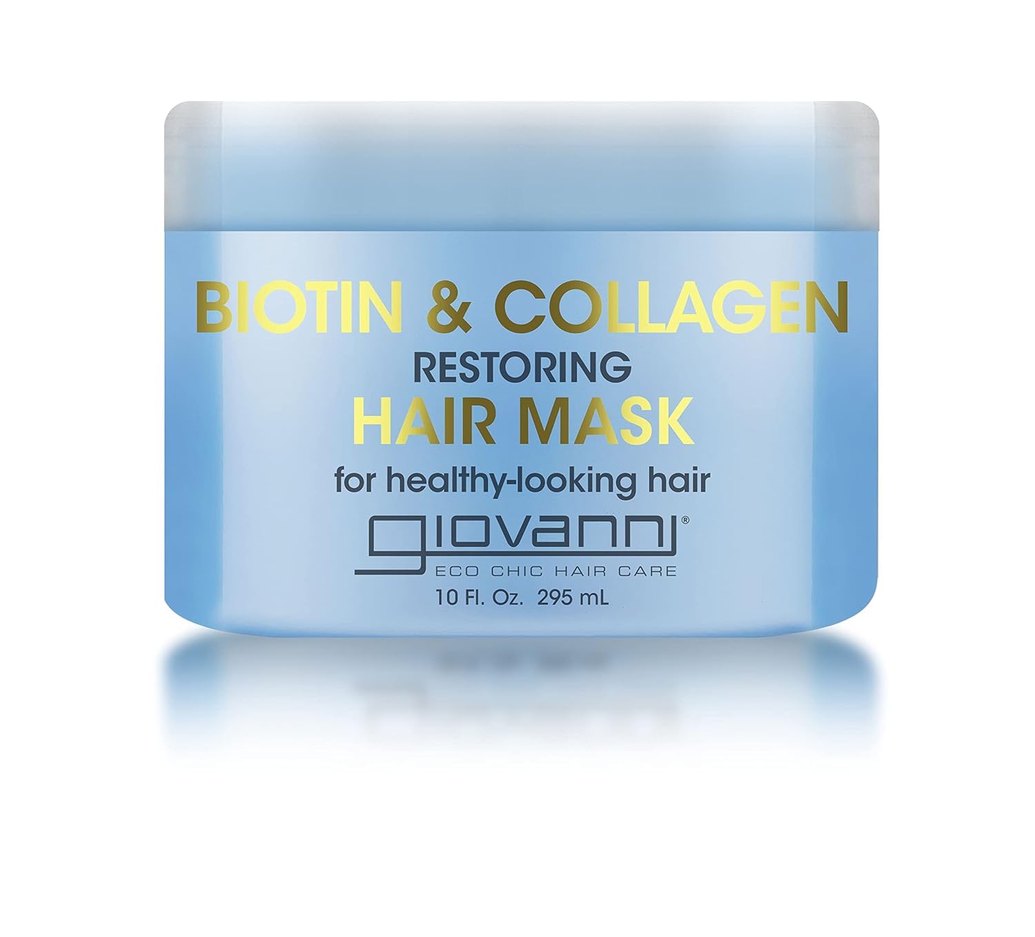 GIOVANNI Biotin & Collagen Hair Mask - Deeply Conditions, Detangles, Helps Rebond Split Ends, For All Hair Types, Moisturizing, 