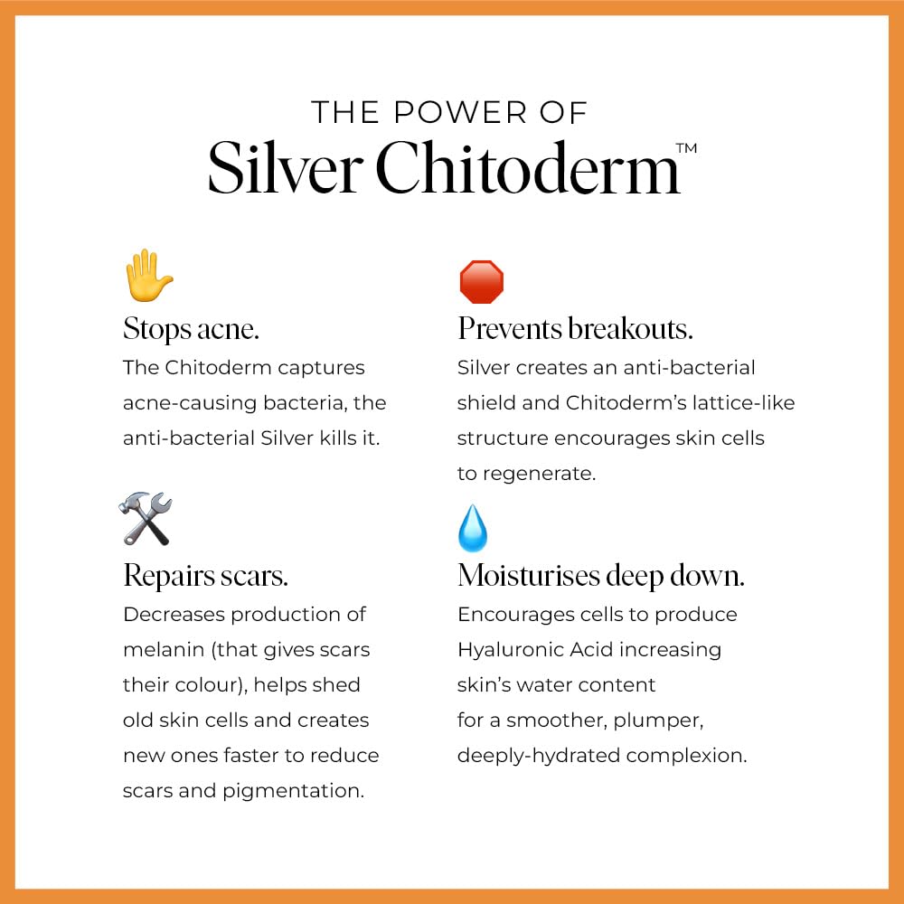 47 Skin Hydrating Face Serum for clearing Acne and Scars, Anti-Blemish & Scar Repair Serum Skincare Treatment with Silver chitod