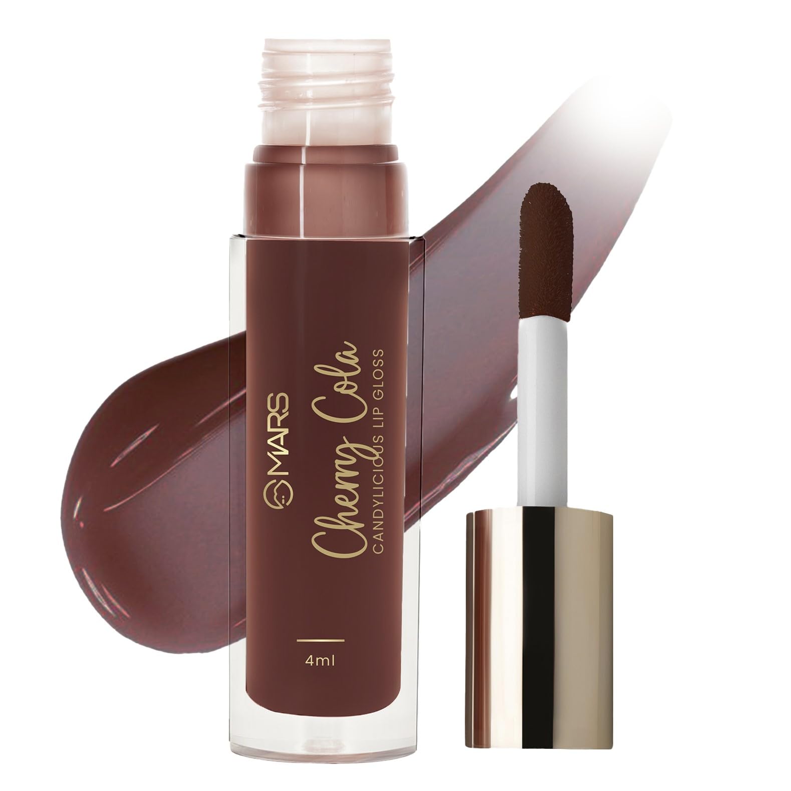 Mars Candylicious Sheer Lip Gloss For Women | Hydrating & High Shine | Lightweight | NonSticky | Enriched With VitaminE, Hyalu