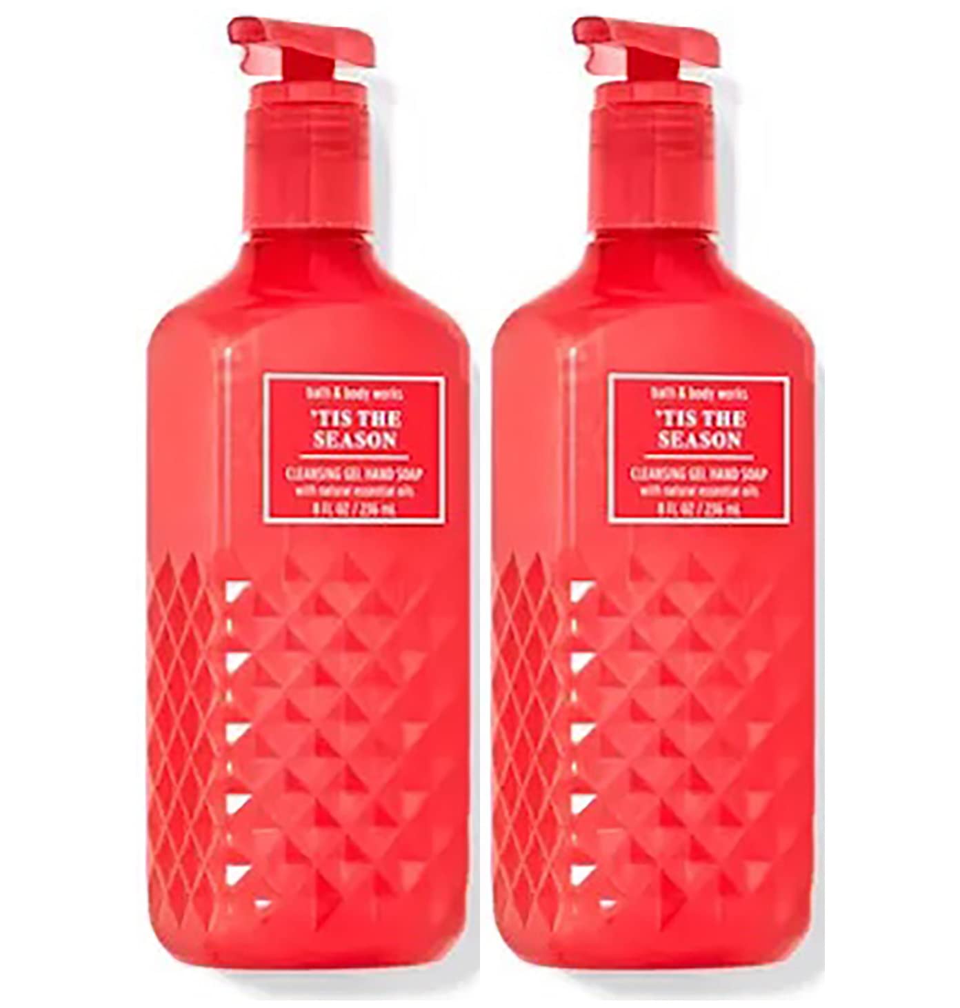 Bath & Body Works Deep Cleansing Gel Hand Soap 2 Pack 8 Oz. ( Tis The Season)