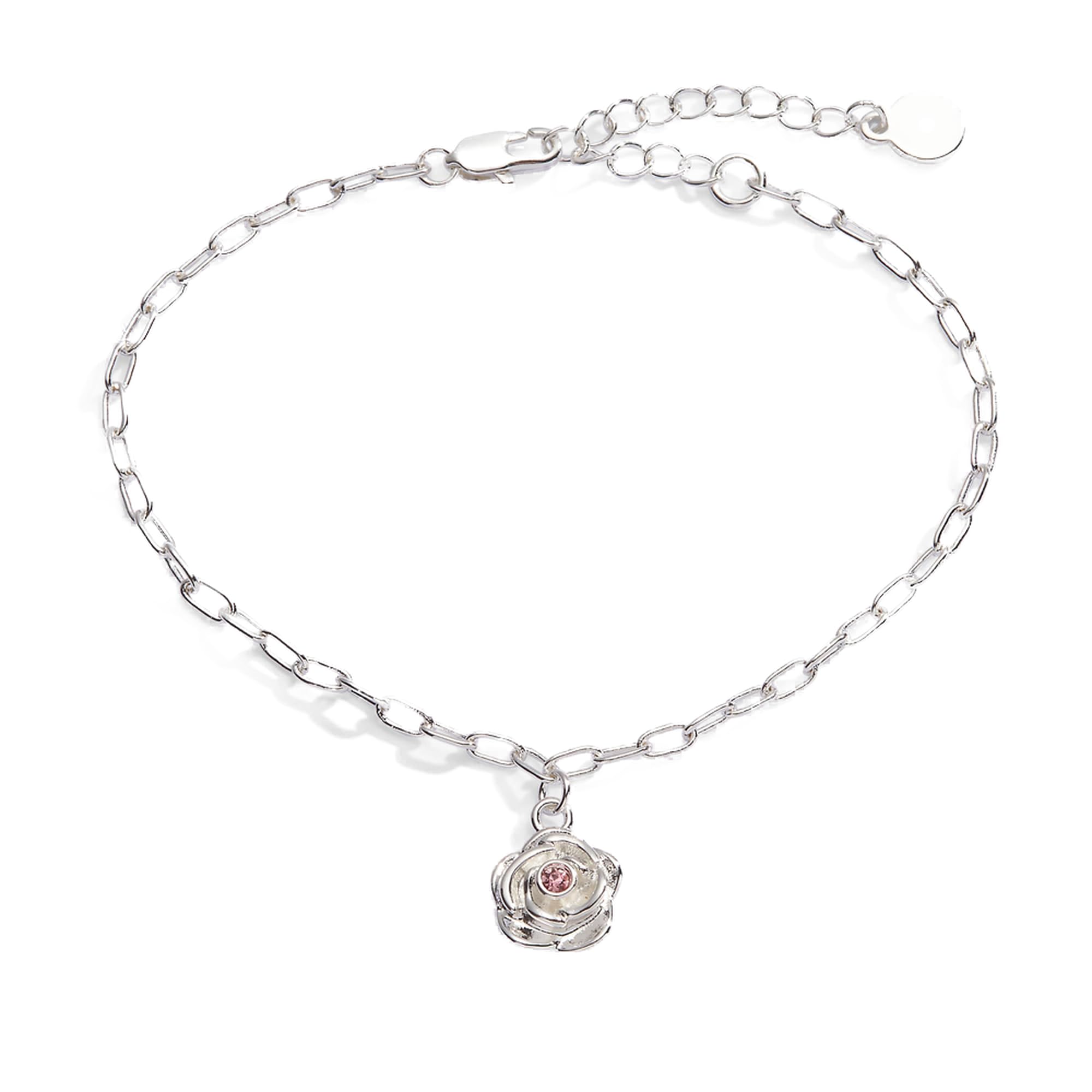 Alex and Ani Flower and Crystal Bracelet