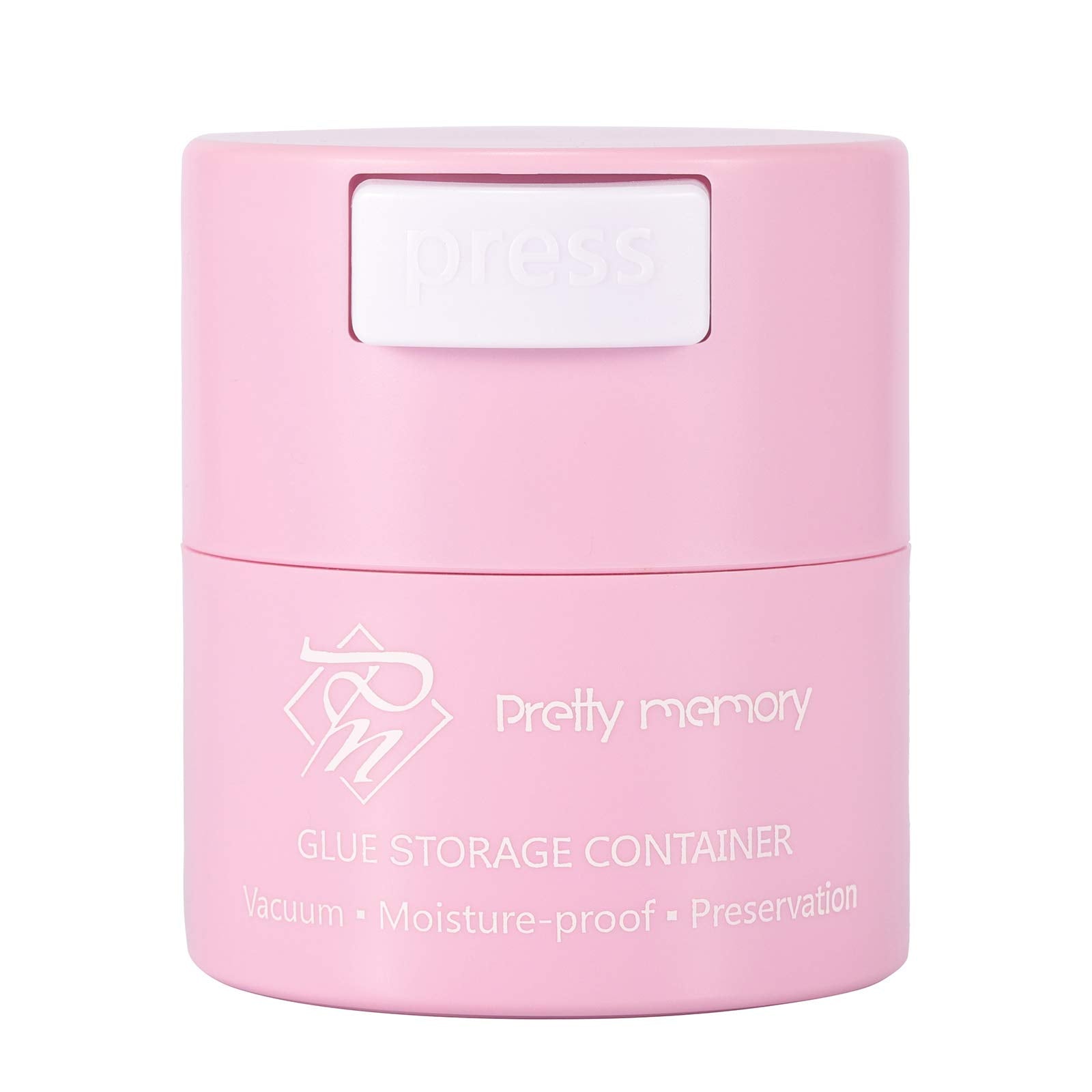 'N/A'' Pretty Memory Glue Storage Container For Eyelash Extensions Airtight Lash Glue Holder Tank Jar Adhesive Eyelash Extensio