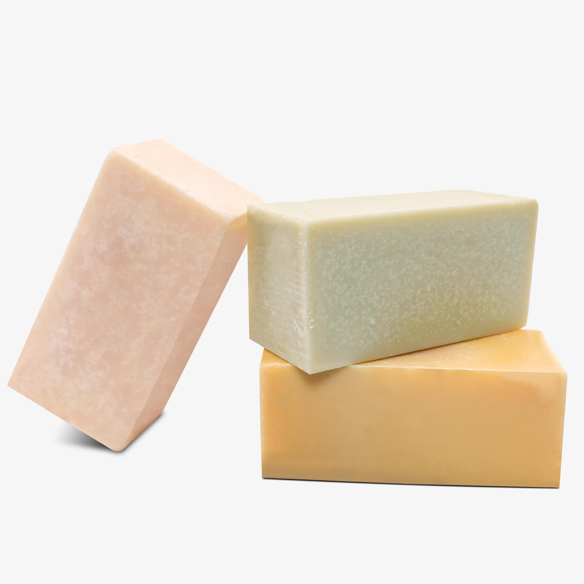 Natural Bar Soap With Vitamin E, Pure Plant Oil Bath Body Soap Variety Soap Pack 3 Bars (Lemongrass, Tea Tree, Roman Chamomile)R