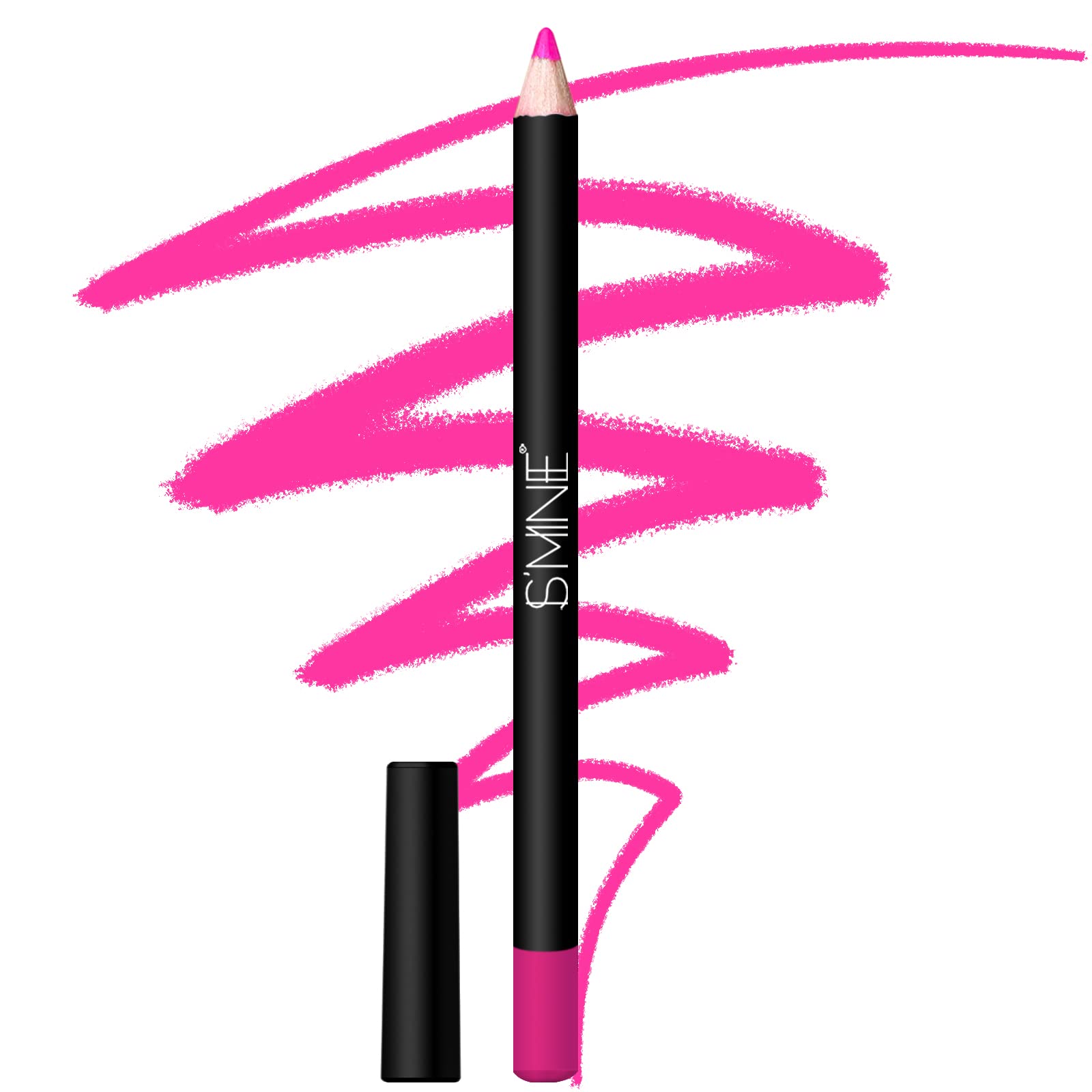 Ismine One Pink Lip Liner, Professional Matte Lip Pencil Waterproof Long Lasting Smooth Natural Lip Liner (#20)