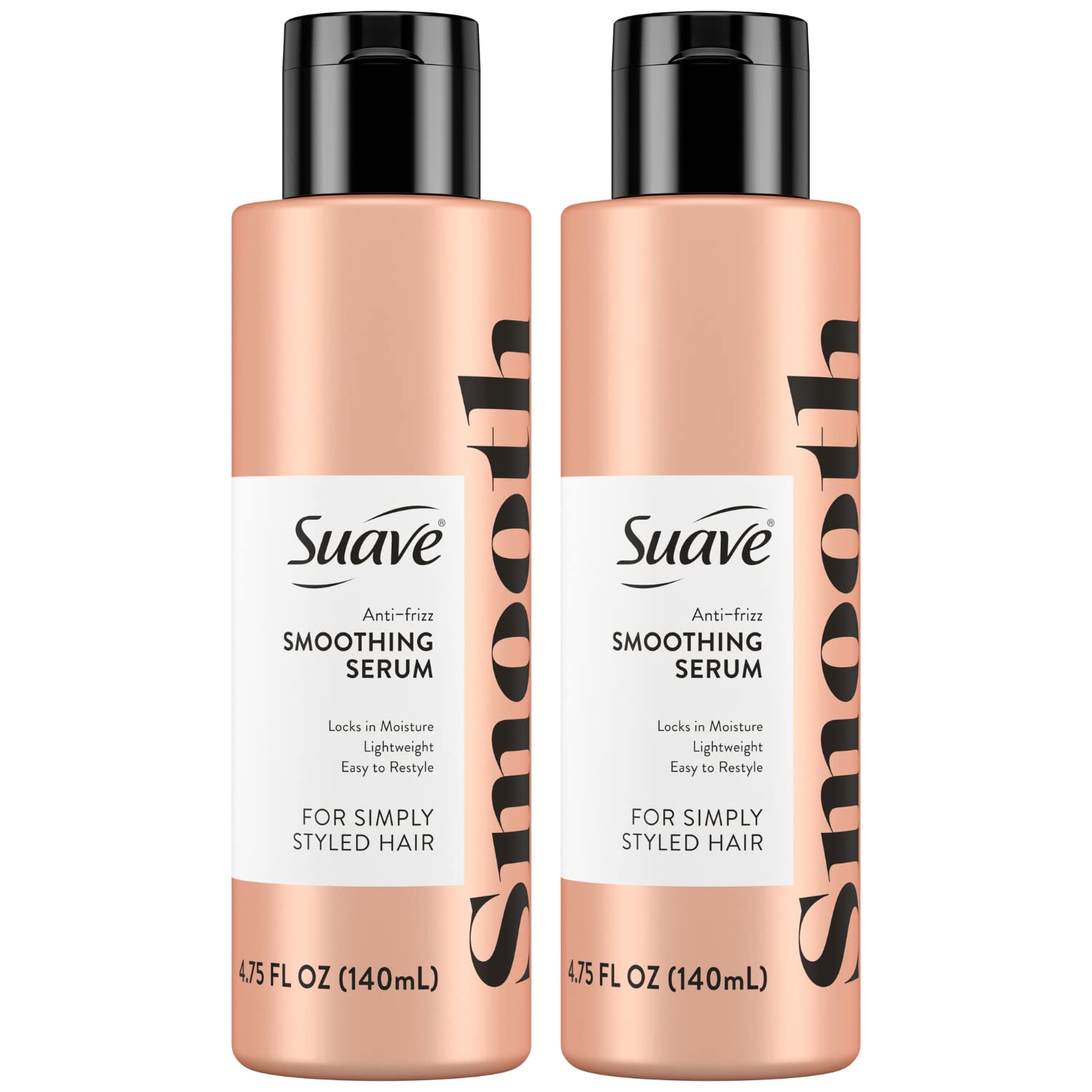 Suave Hair Serum for Frizzy And Damaged Hair - Simply Styled Smoothing Serum, Anti-Frizz Hair Products for Women and Men, 4.75 O