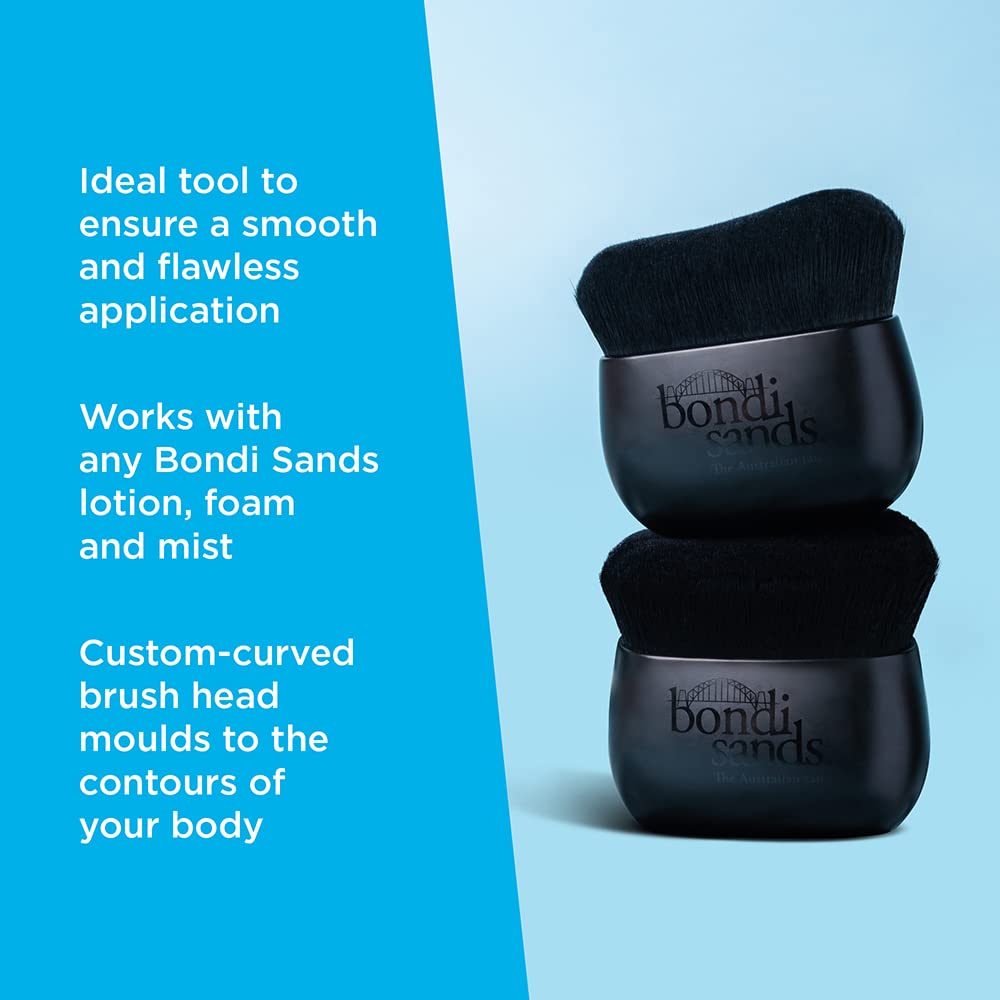 Bondi Sands Self Tan Body Brush, Buffs & Blends to Ensure a Smooth & Flawless Application of Tanning Lotions, Foams, & Mists, Wa