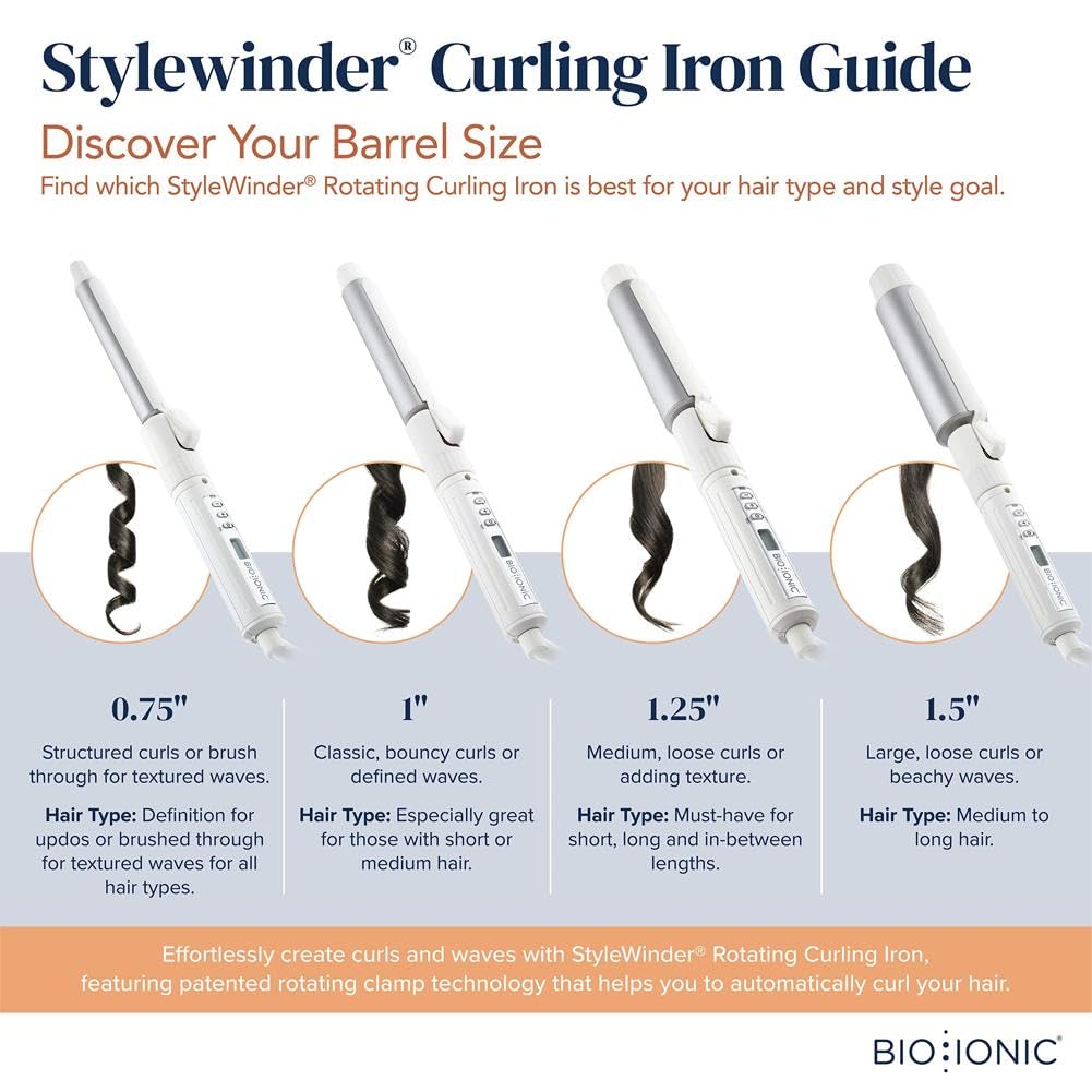 Bio Ionic Stylewinder Rotating Styling Iron
