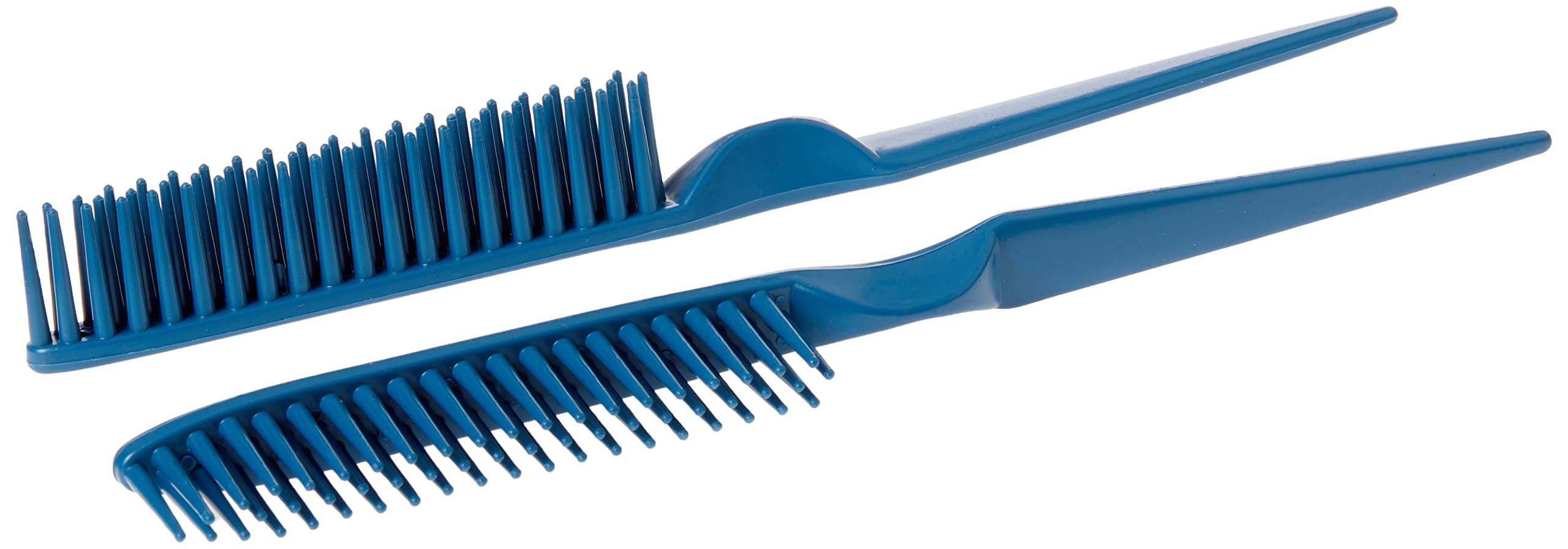 CocoBlack Naturals 3 Row Styling Comb For Detangling, Defining And Separating Curls (Blue)