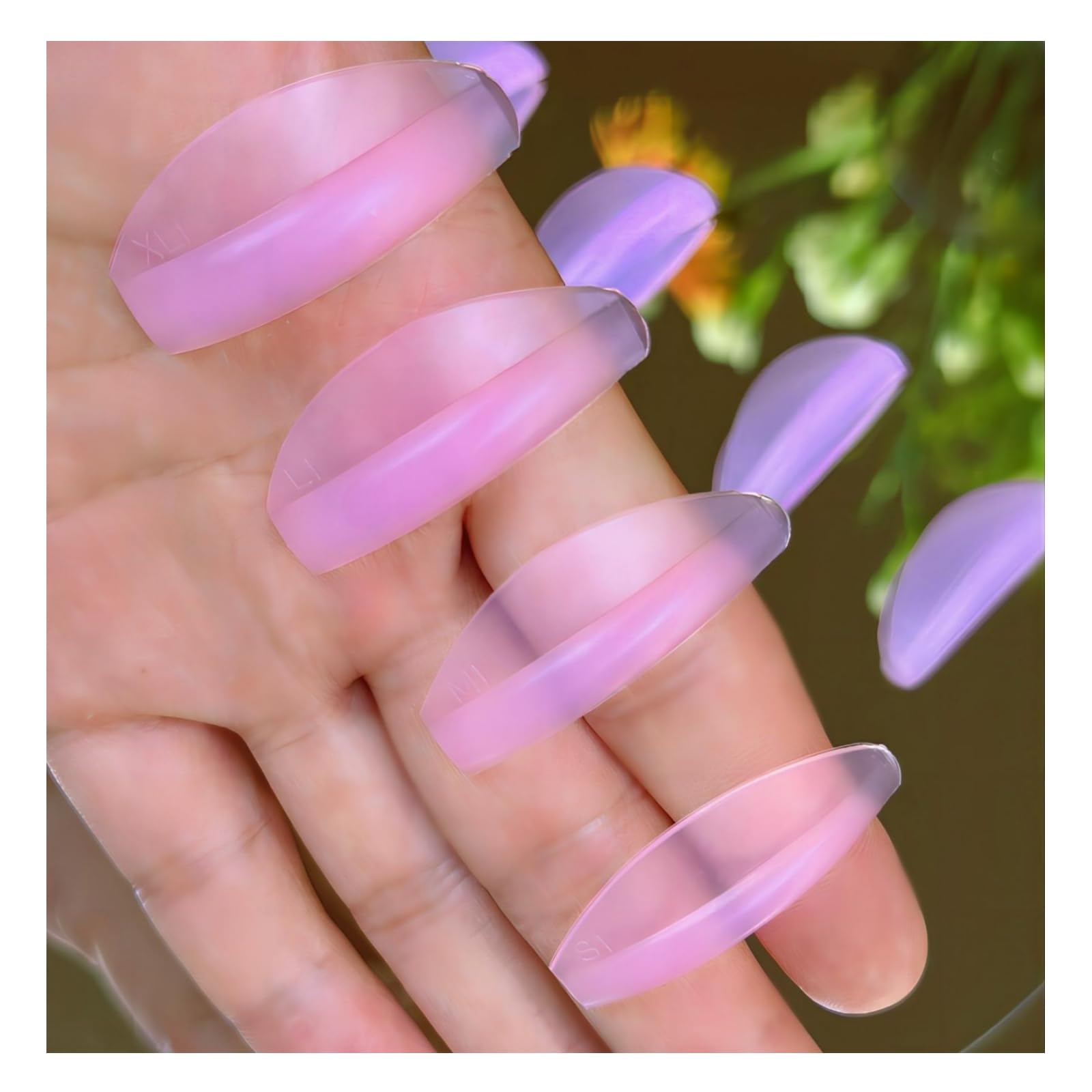Eyelash Lift Shields Silicone Lash Curlers 8 Size Lifting Pads Jelly Lami Lamination Roller - Upper, Lower Perm Rod Perming Set 