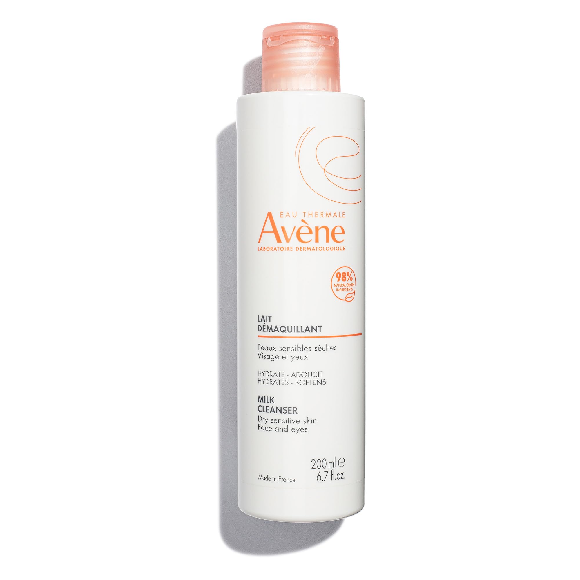 Eau Thermale Avne Gentle Milk Moisturizing No Rinse Cleansing Lotion for Sensitive Skin, 6.7 Fl Oz (Pack of 1) ( Packaging May V