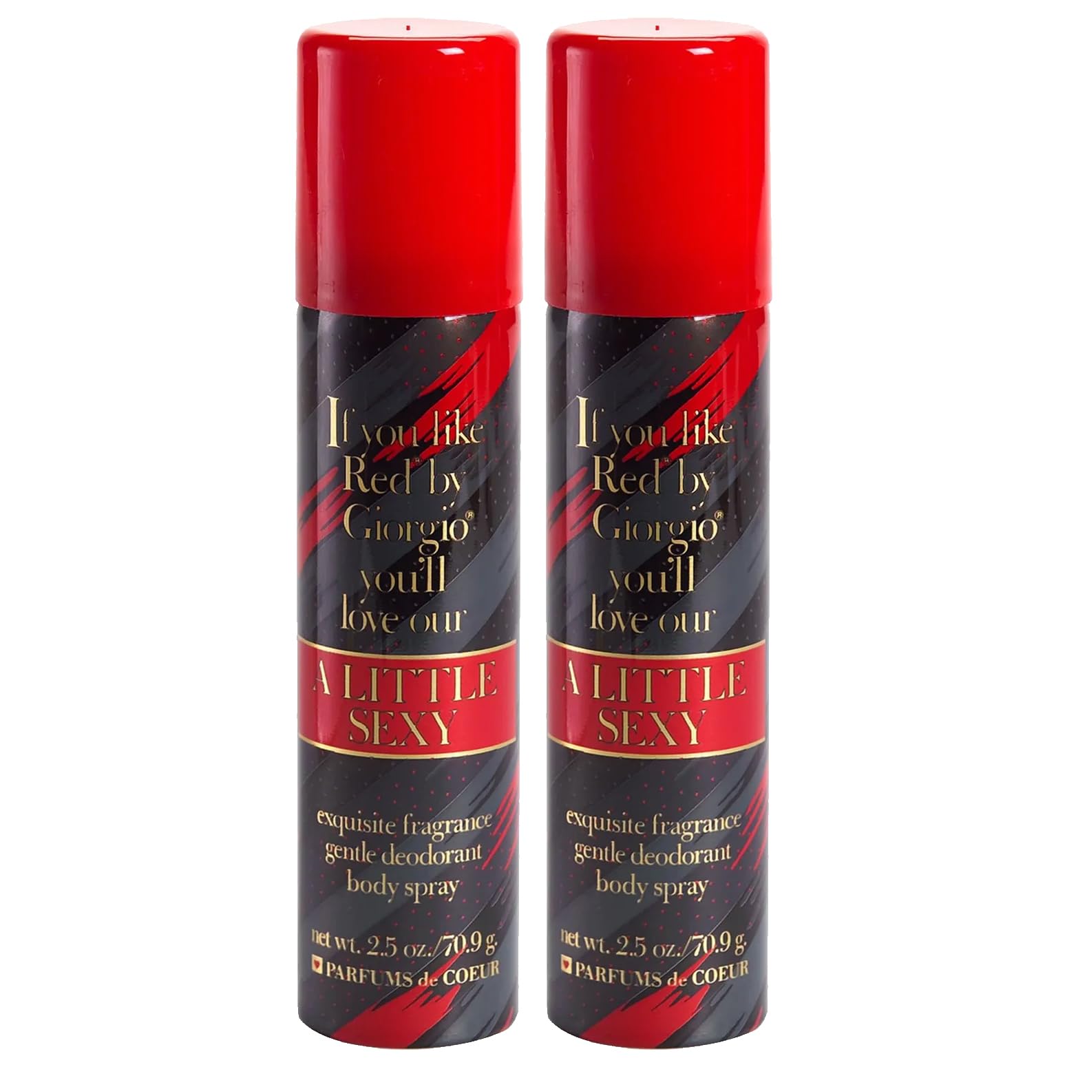 Parfums De Coeur A Little Sexy Deodorant Body Spray for Women, 2.5 Ounce (2)
