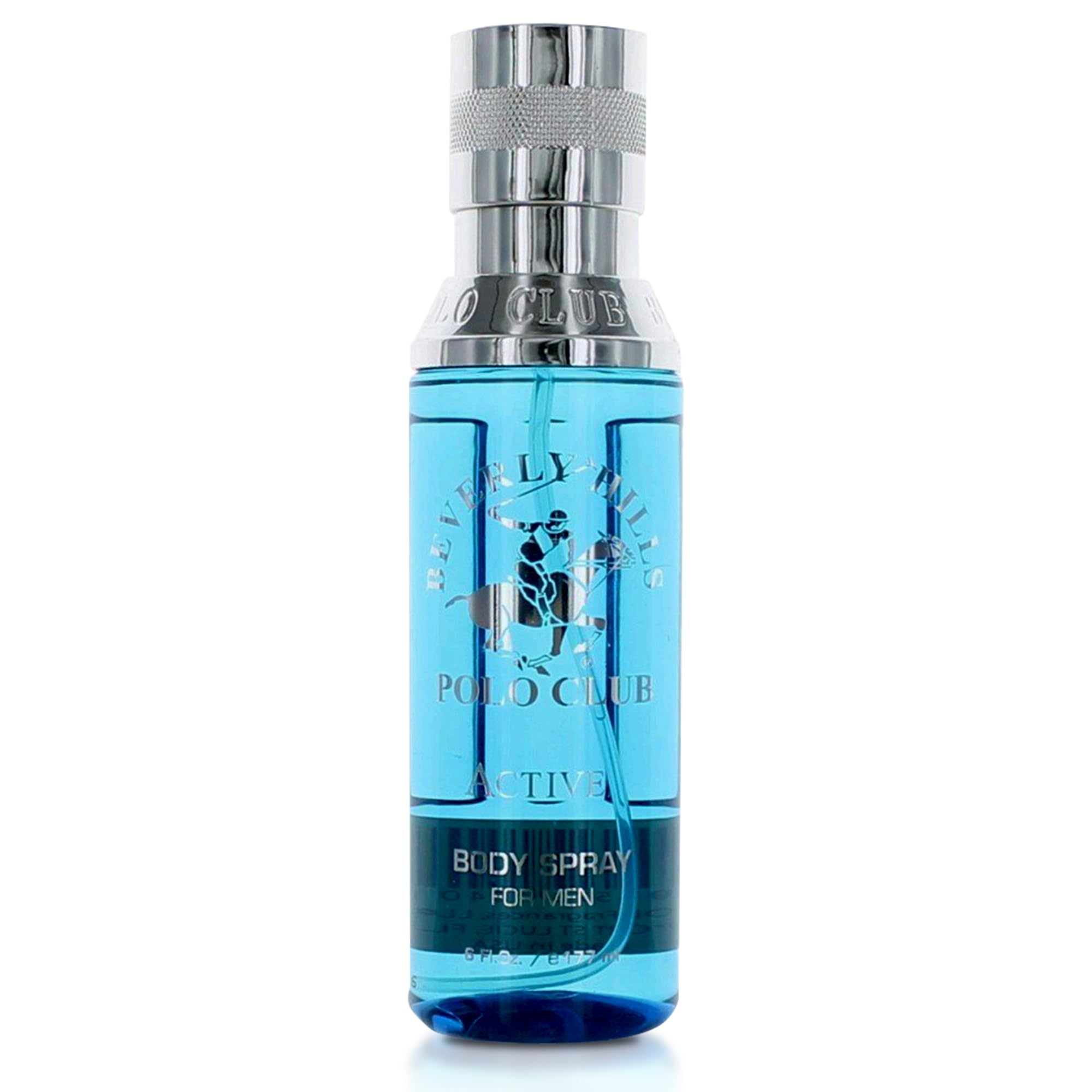 Beverly Hills Polo Club Body Spray for Men - BHPC Active - Notes of Citrus with Fresh, Clean & Sporty Scent - Long Lasting Body 