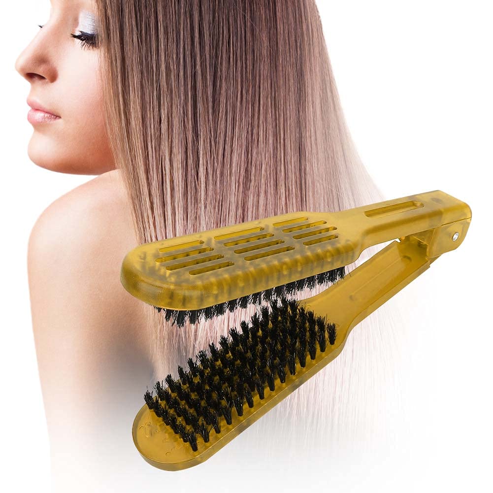 Double Sided Hair Straightening Comb VShape
