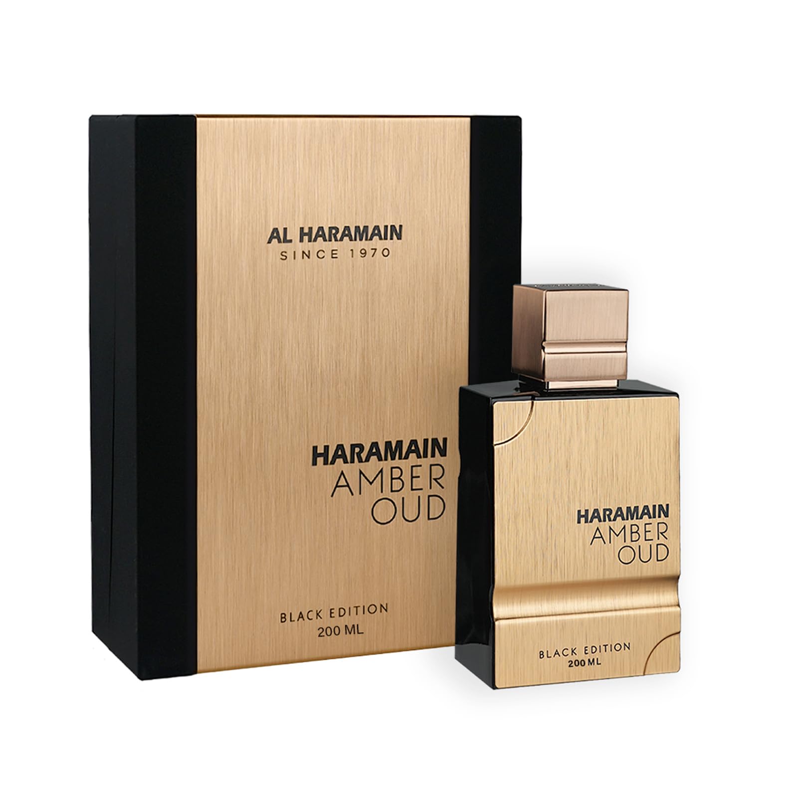 Al Haramain Amber Oud - Black Edition - Perfume for Women and Men - Intoxicating Blend of Tonka Bean, Lavender, and Ambergris -