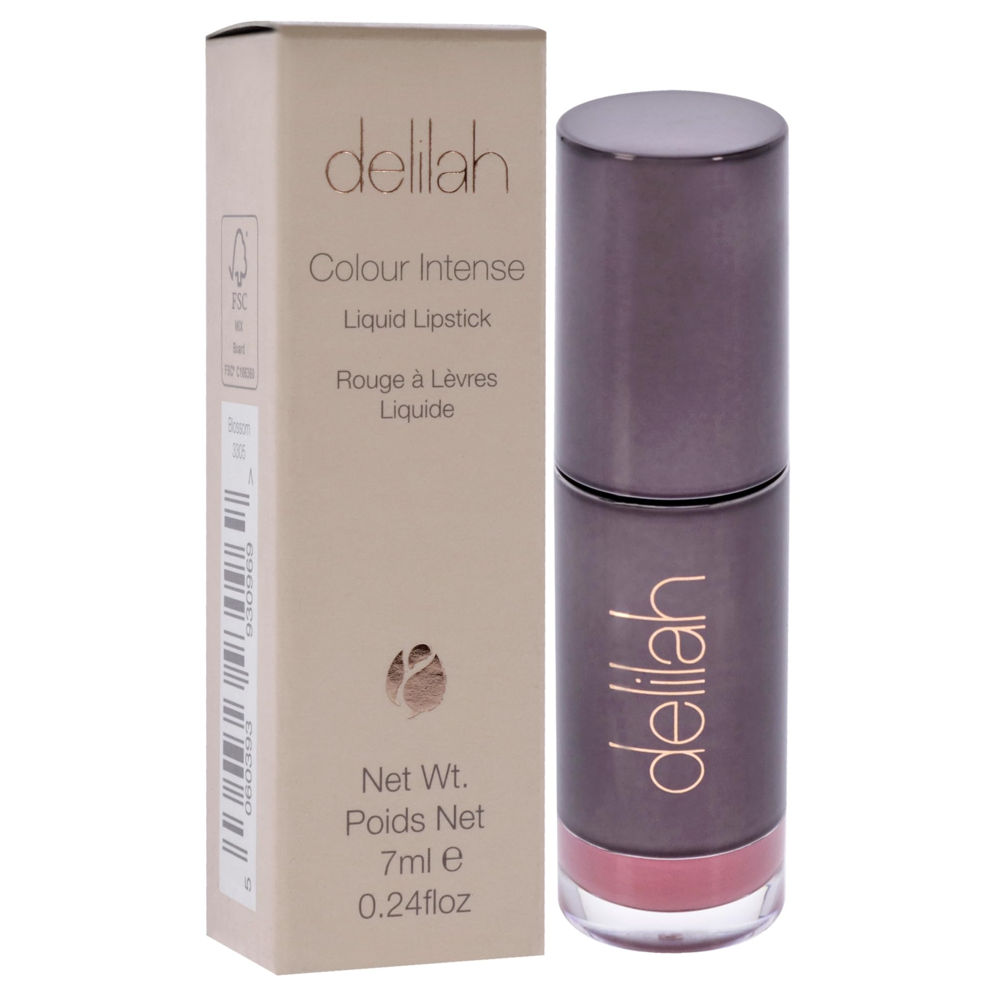 Delilah - Colour Intense Liquid Lipstick - Blossom - Longwear, Lightweight, Full Coverage, Highly Pigmented Makeup Lipstick For