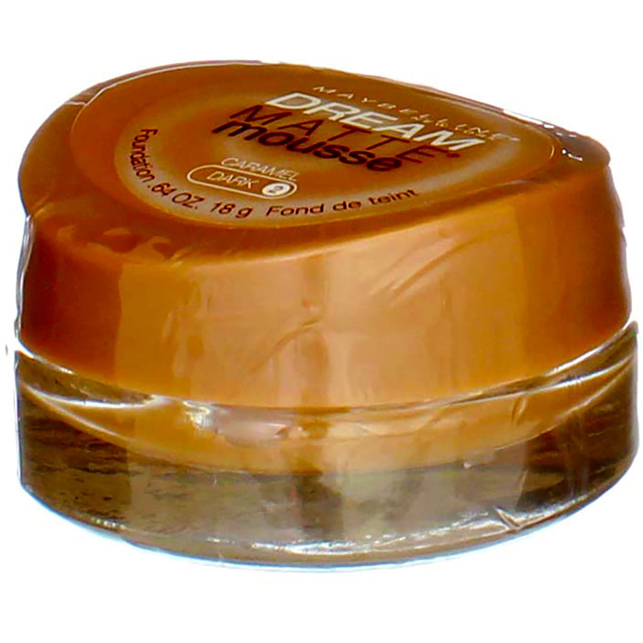 Maybelline Dream Matte Mousse Foundation, Caramel, 0.64 oz (Pack of 2) - Brown, Lightweight & Flawless Finish