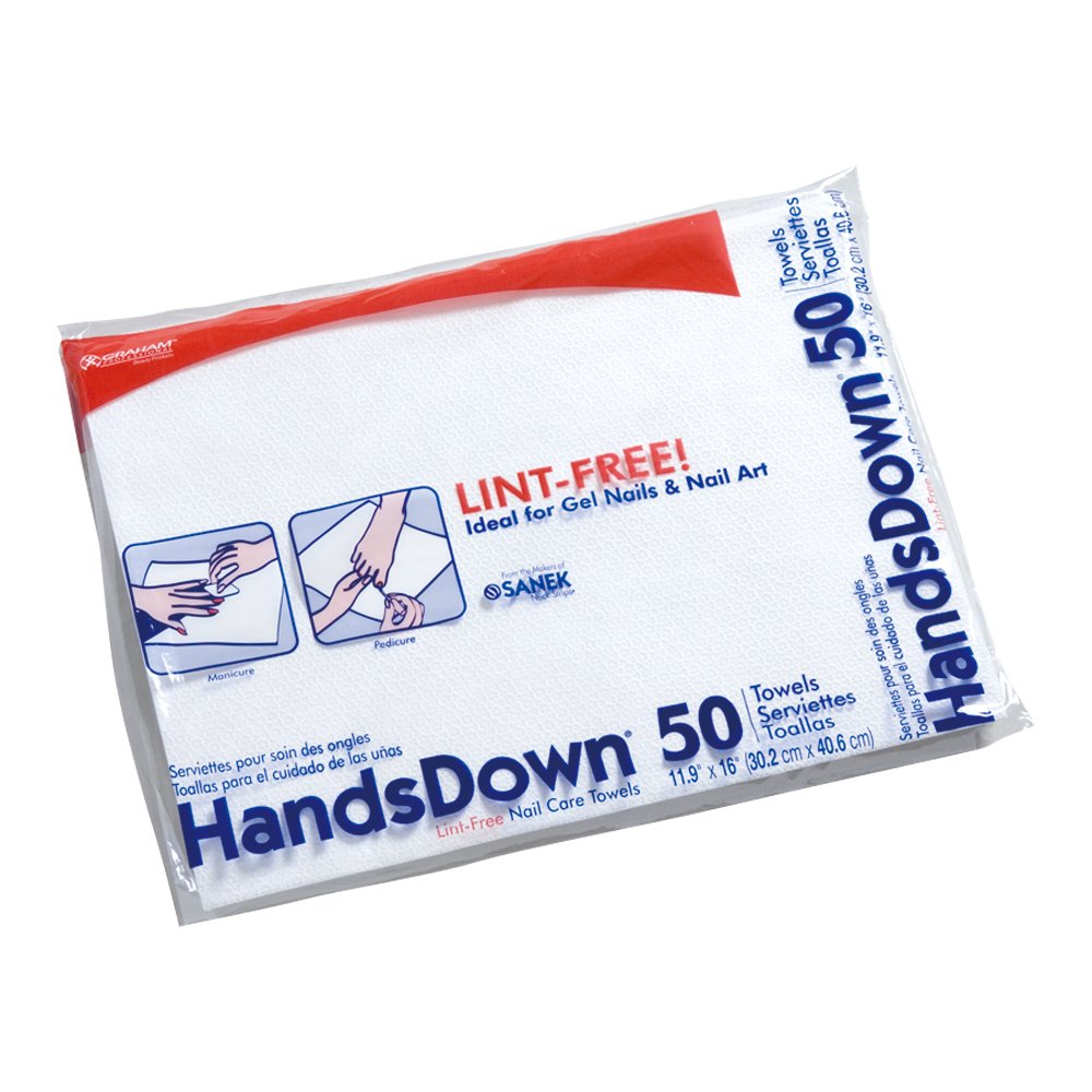 Graham Professional Products Handsdown Lint Free Nail Care Towels