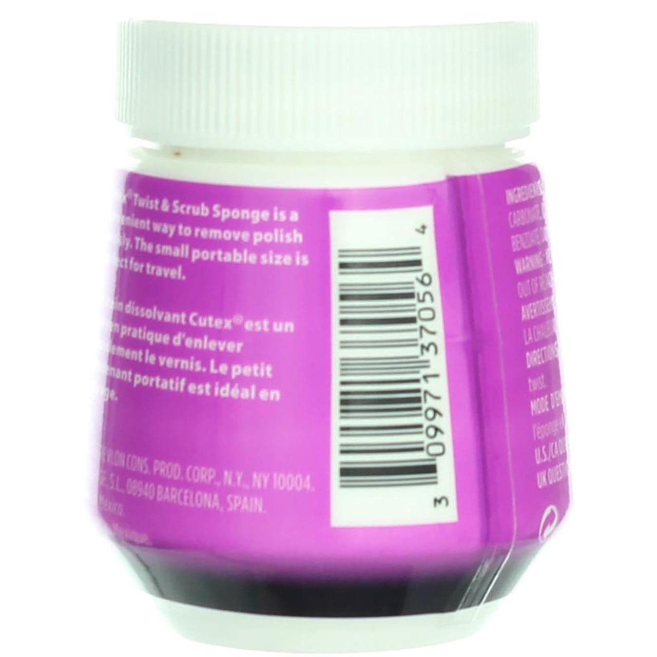 Cutex Twist & Scrub Remover Jar, 2 Fl Oz (59 Ml)