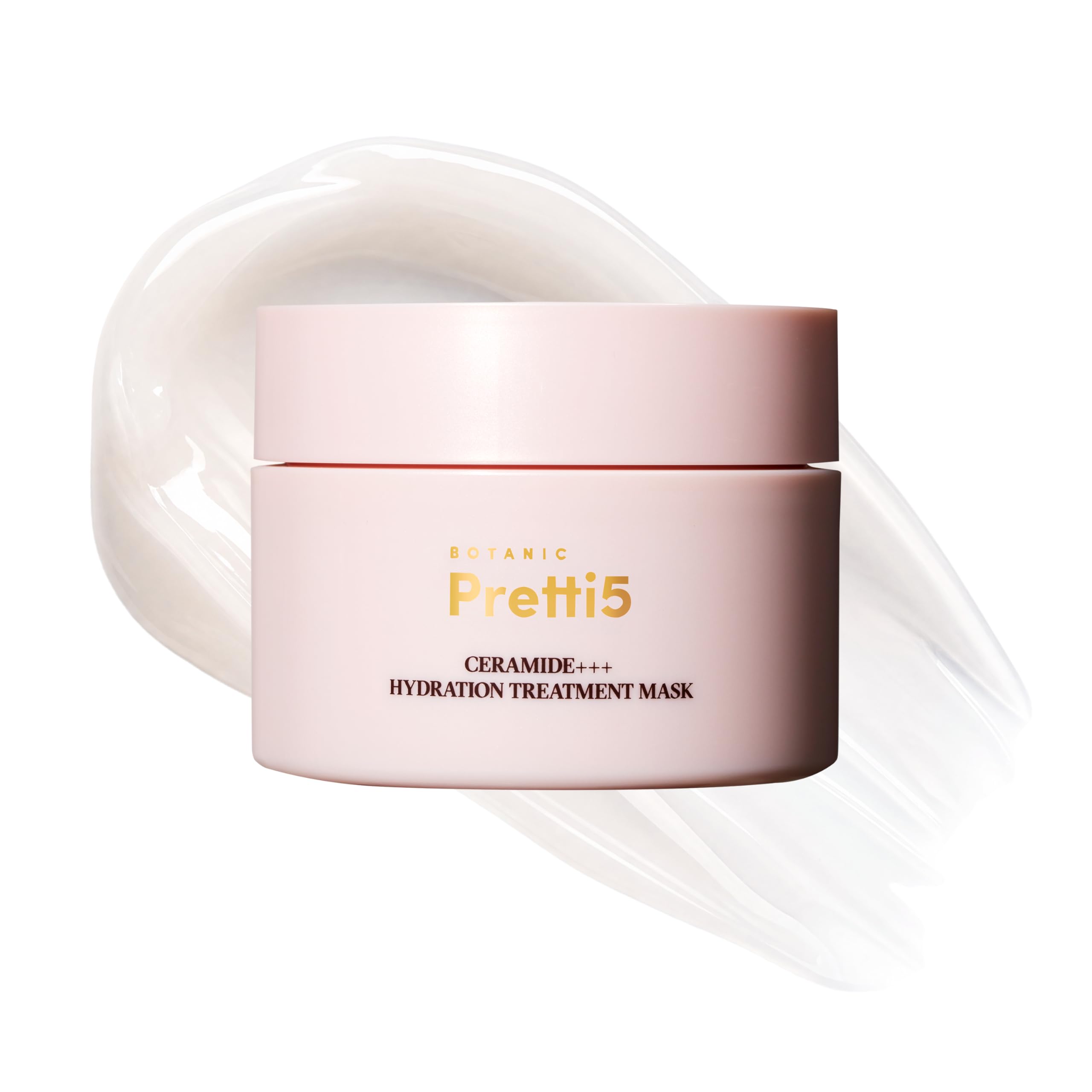 Pretti5 Ceramides Hydrating Mask100gBarrier Repair & Deep Moisturizer for Sensitive Skin & Dry Dull Skin Calms Inflammation & 