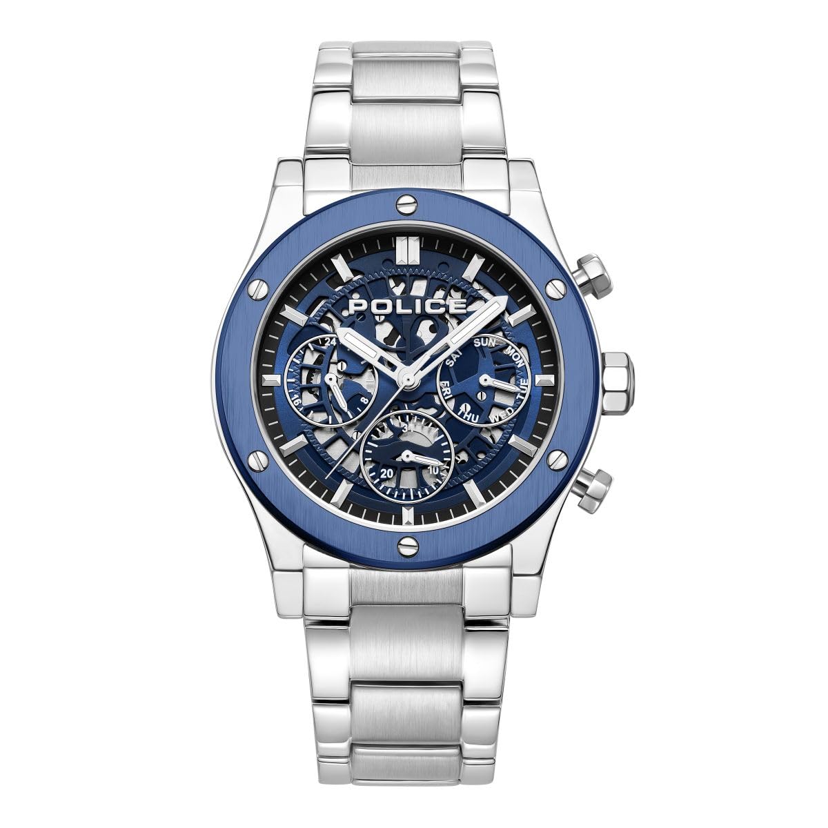 Police Analog Blue Dial MenS Casual Watch