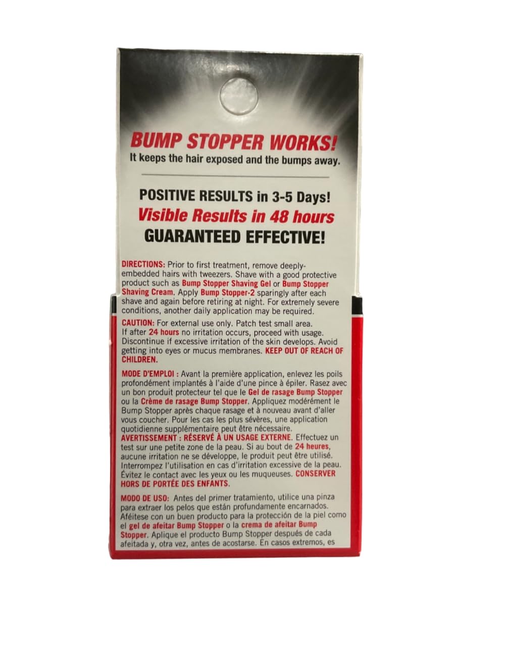 High Time Bump Stopper-2 Double Strength Razor Bump Treatment, 0.5 oz (Pack of 5)