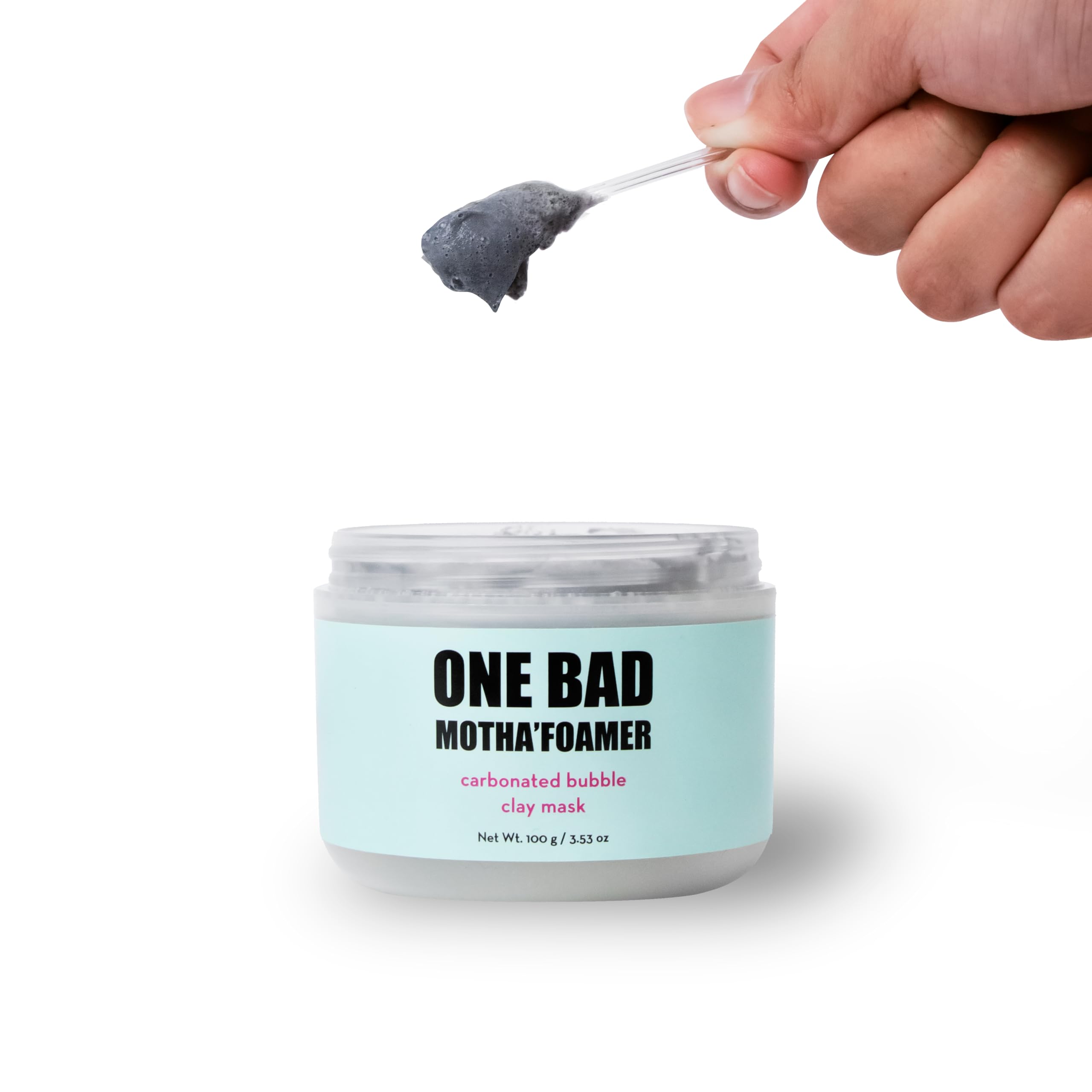 Elizabeth Mott Carbonated Bubble Clay Mask - Natural Clay And Activated Charcoal For Deep Pore Cleansing And Detox - Cruelty-Fre