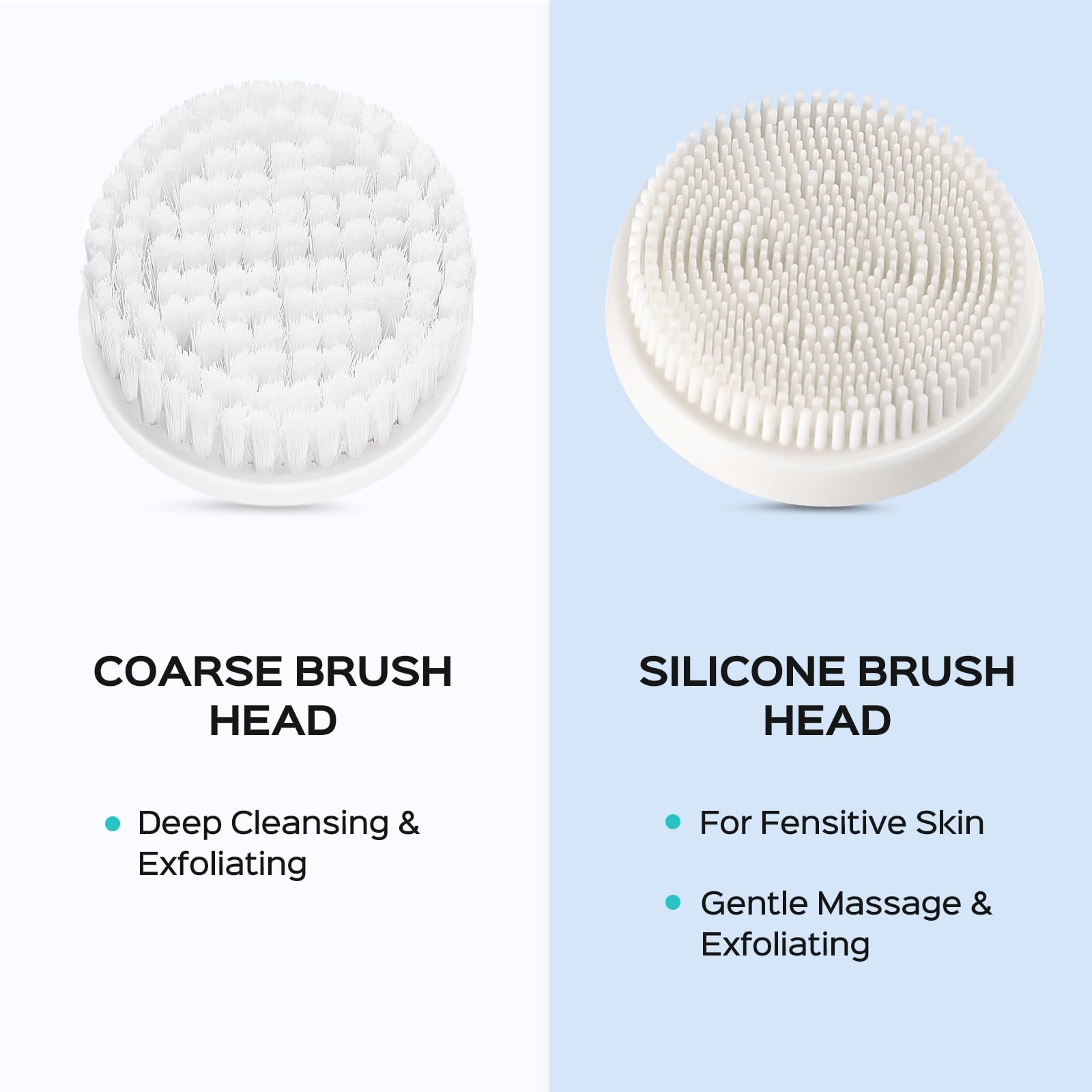 Facial Cleansing Brush Face Scrubber: Coslus 3In1 Jbk-D Electric Exfoliating Spin Cleanser Device Waterproof Deep Cleaning Exfol