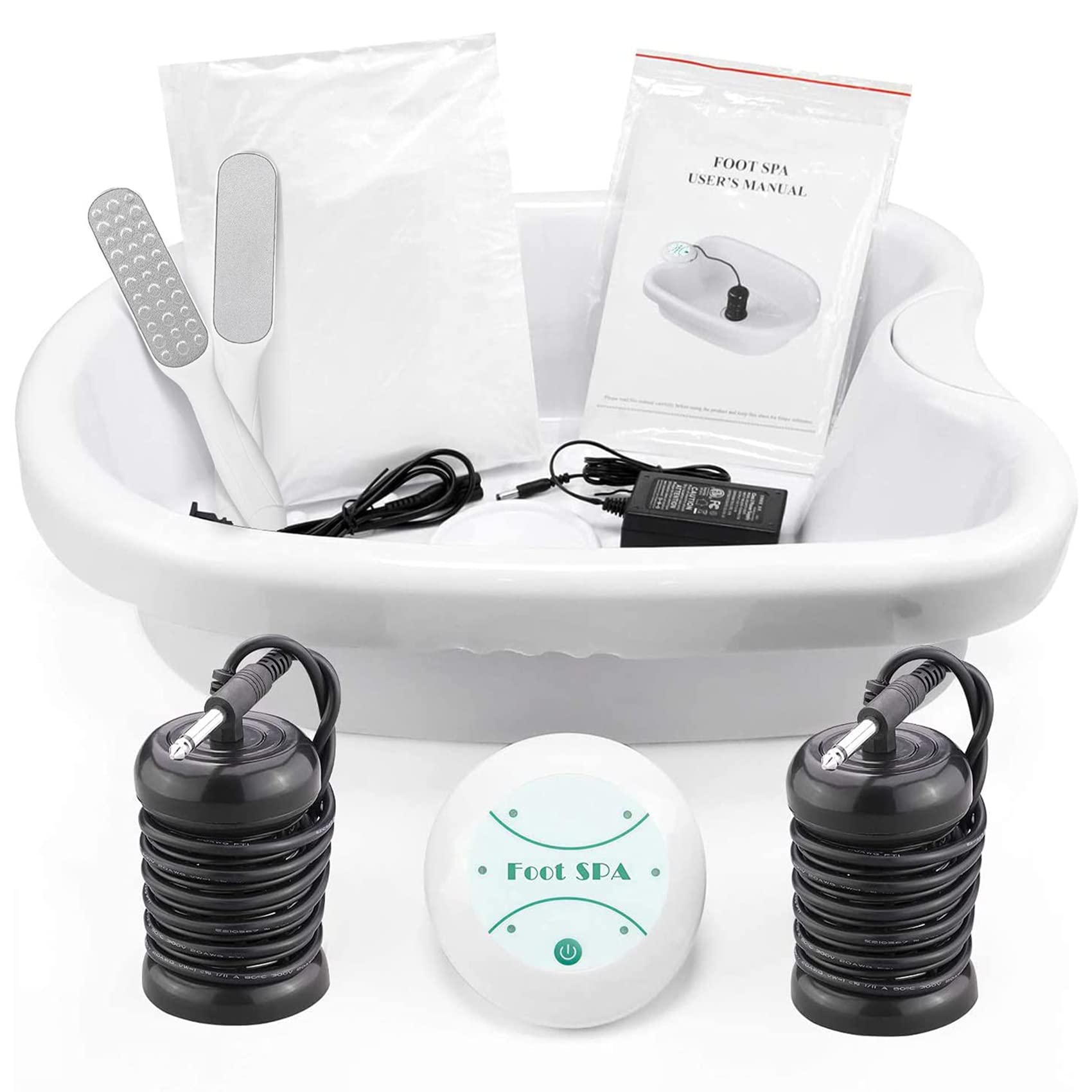 Ionic Foot Detox Machine Ion Detox Foot Bath Machine, Portable Chi Detox Foot Spa Ionic Cleanse Bath Machine, Foot Bath Spa With