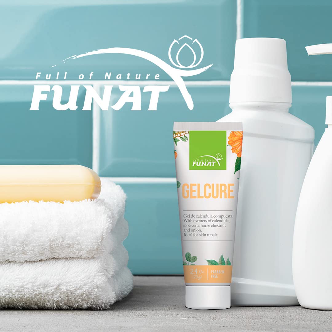 FULL OF NATURE FUNAT Calendula Aloe Vera Skin Repair Body and Face Lotion Moisturising Cream Therapy Treatment Reparador Paraben
