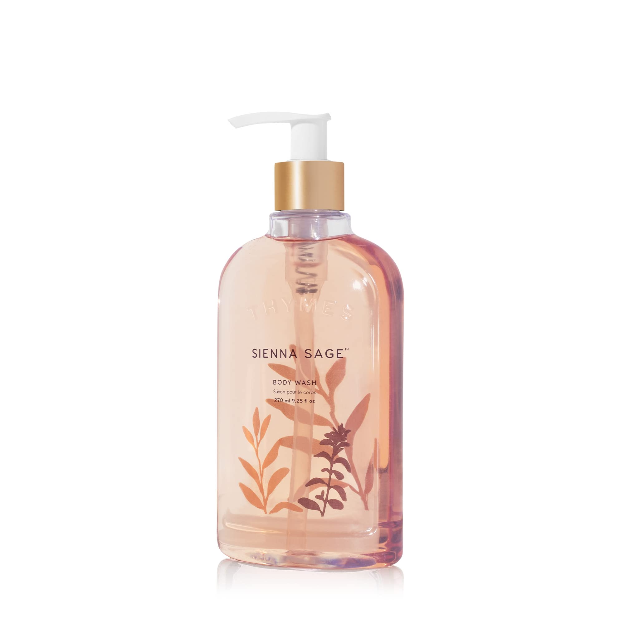 Thymes Body Wash - Liquid Soap For Bath And Shower - For Women And Men - Sienna Sage (9.25 Fl Oz)