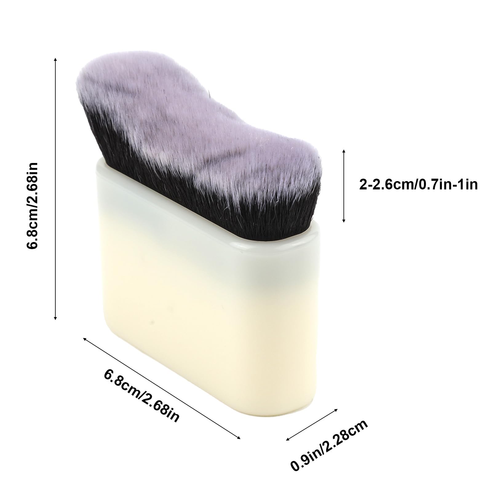 Self Tanning Brush, Self Tanner Applicator Brush Foundation Body Makeup Brushes Self Tan Brush for Kabuki Face Spray(White)