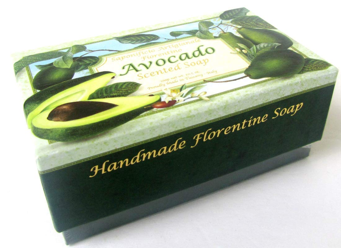 Saponificio Artigianale Fiorentino Avocado 10.5Oz. Italian Bath Soap Bar