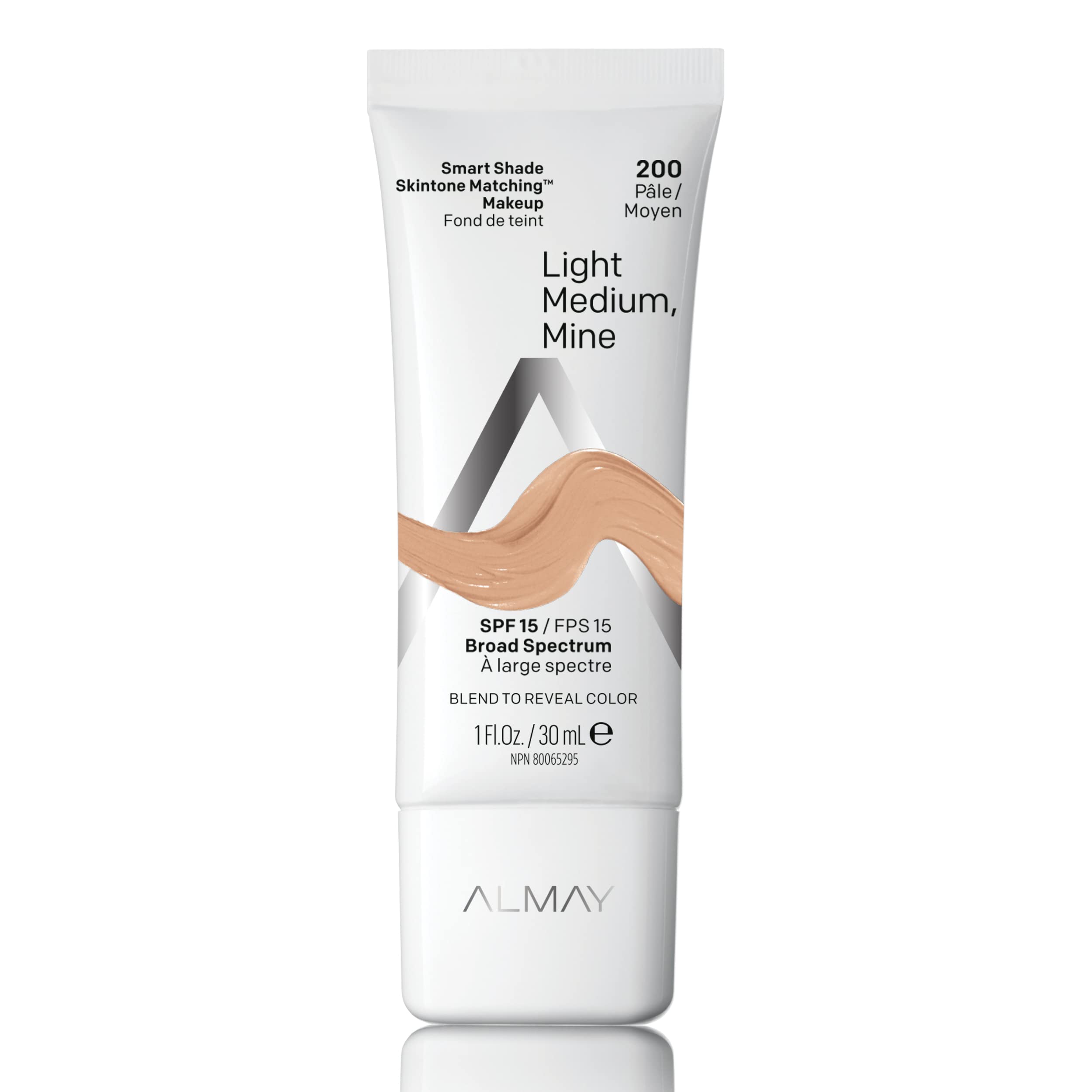 Almay Skintone Matching Foundation, Smart Shade Face Makeup, Hypoallergenic, Oil FreeFragrance Free, Dermatologist Tested with 