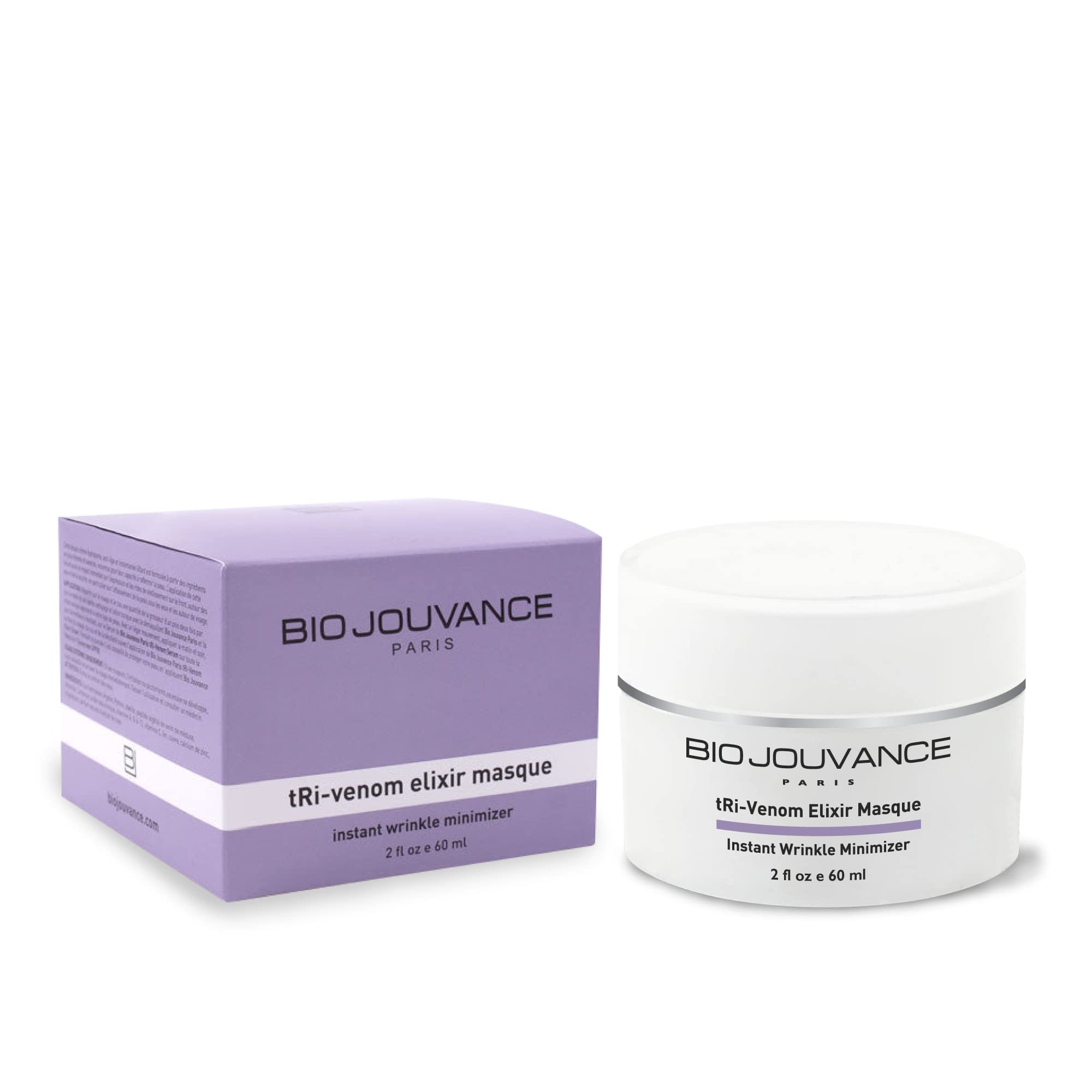 BIO JOUVANCE PARIS - Tri Venom Elixir Mask 2oz / 60ml - Wrinkle Minimizer | Tighten Large Pores | Instant Lifting | Hydrating | 