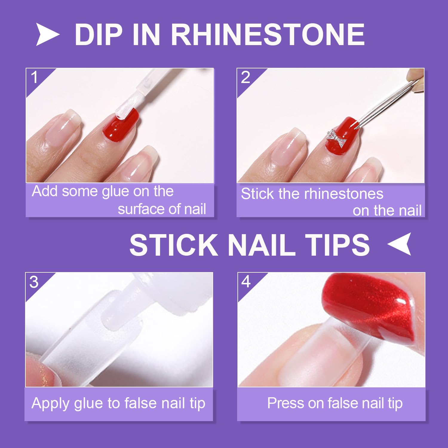 Nxj Infilila Professional Brush On Nail Glue, Arcrylic Nail Glue For Acrylic Nails, Strong Nail Glue Professional Nails Glue, Ad