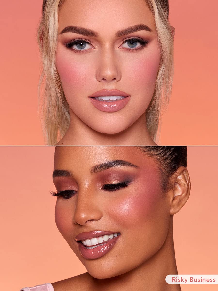 Sheglam Color Bloom Liquid Blush Makeup For Cheeks Matte Finish - Risky Business