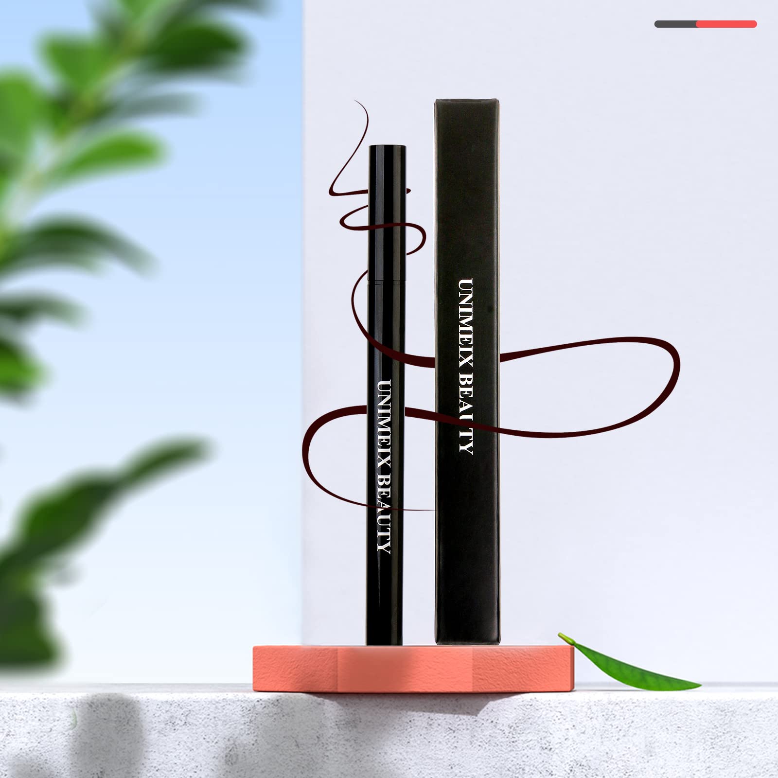Unimeix Eyeliner Liquid Liner Waterproof Eye Liner Makeup Eyeliner Pen Precise All Day (Bold Brown)