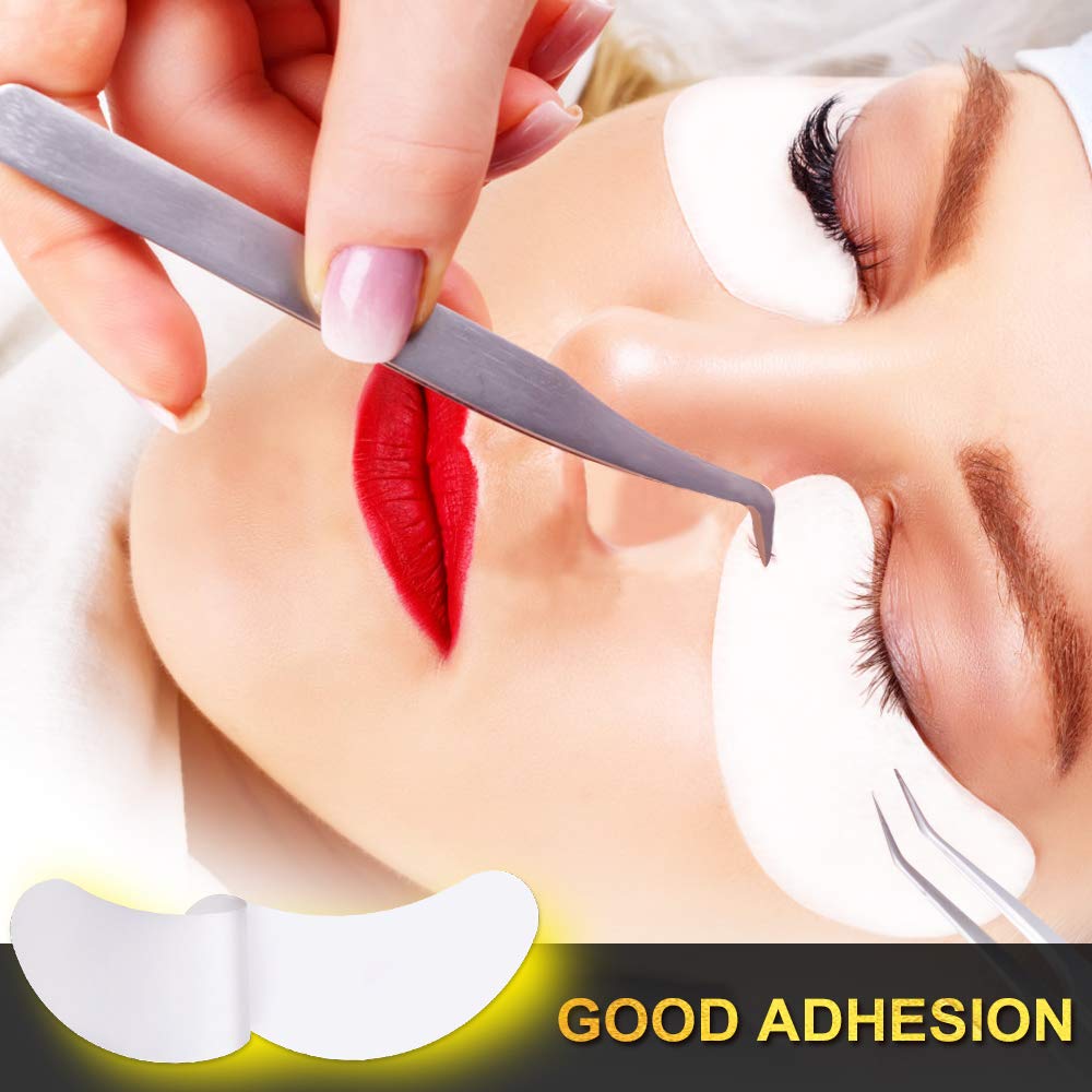 Hydrogel Eye Patch Eyelash Extension Supplies - Akissos 100 Pcs Lash Extension Supplies Lift Tint Under Eye Pads Undereye Gel Pa