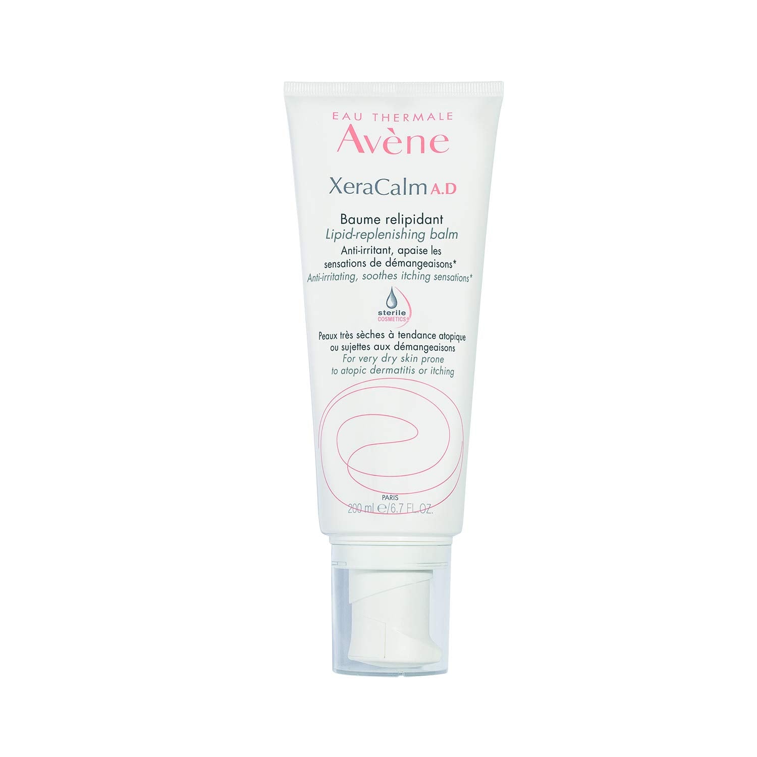 Eau Thermale Avne Xeracalm A.D Lipid-Replenishing Balm, Atopic Dermatitis, Eczema-Prone, No Preservatives, Fragrance-Free, 6.7 O